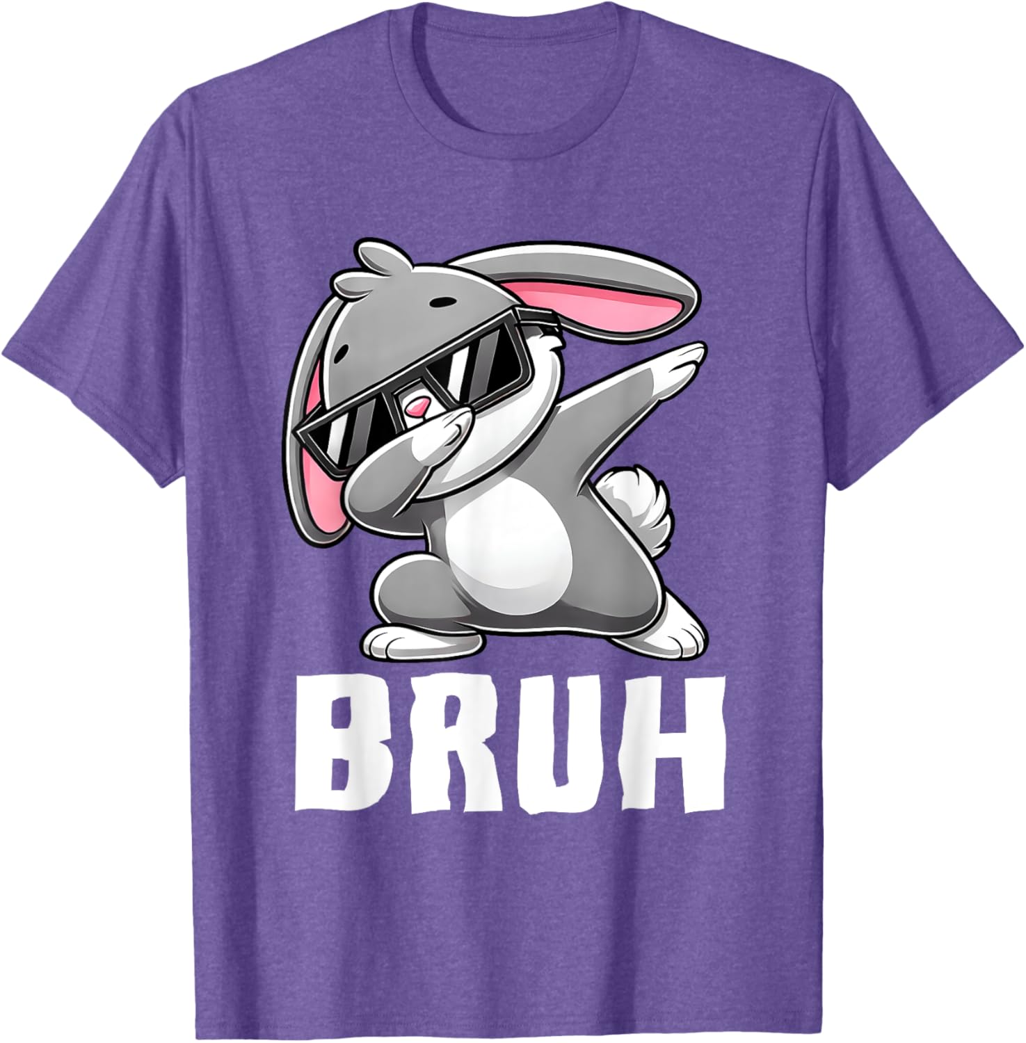 Dabbing Bunny Bruh Meme Easter Day Dab Bunny Teens Boys Kids T-Shirt