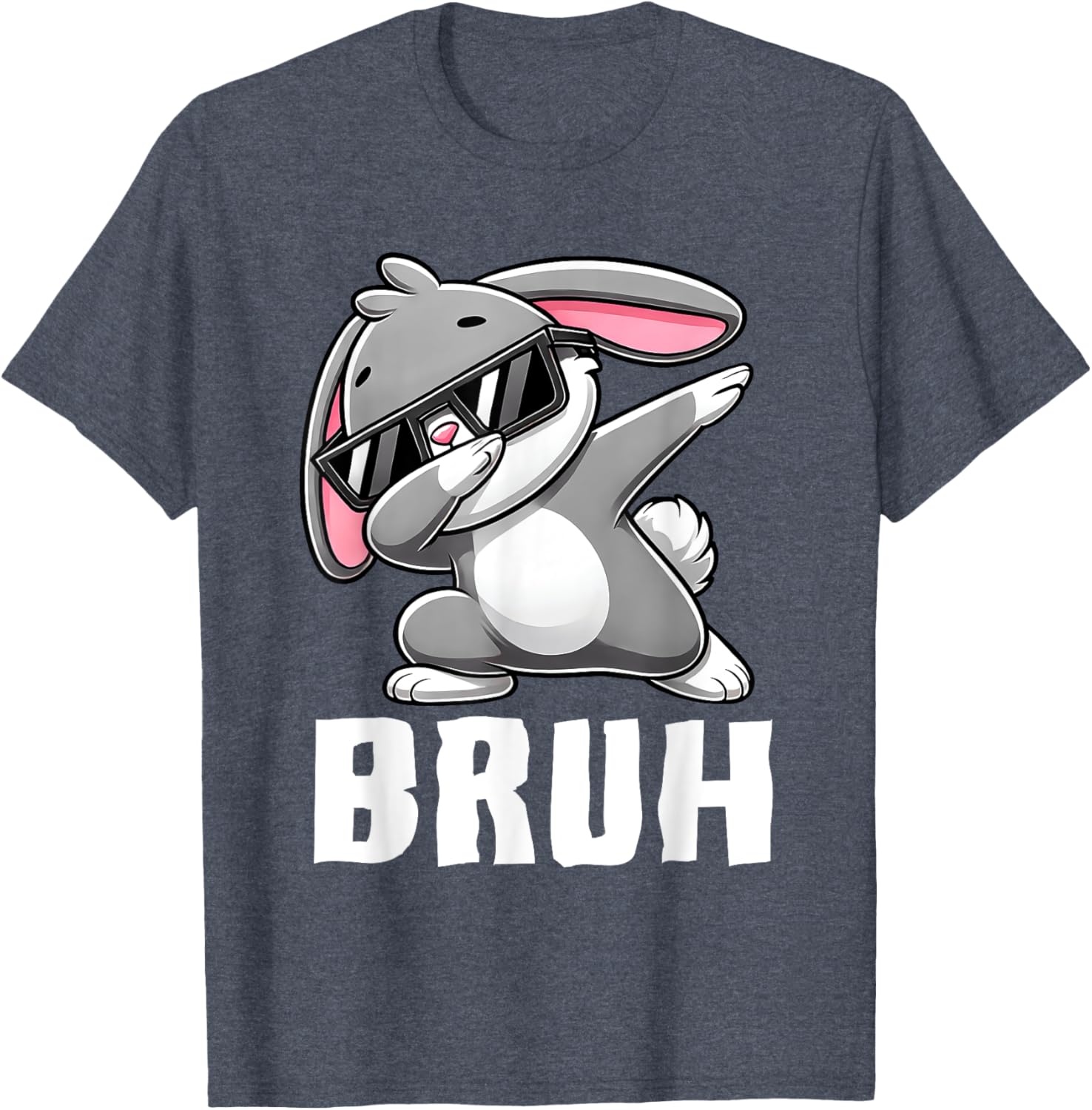 Dabbing Bunny Bruh Meme Easter Day Dab Bunny Teens Boys Kids T-Shirt