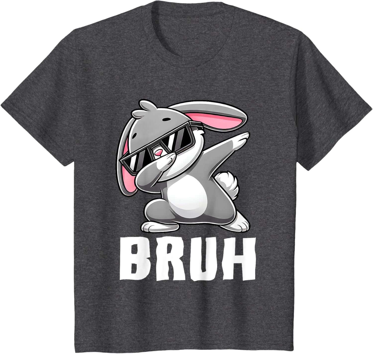 Dabbing Bunny Bruh Meme Easter Day Dab Bunny Teens Boys Kids T-Shirt