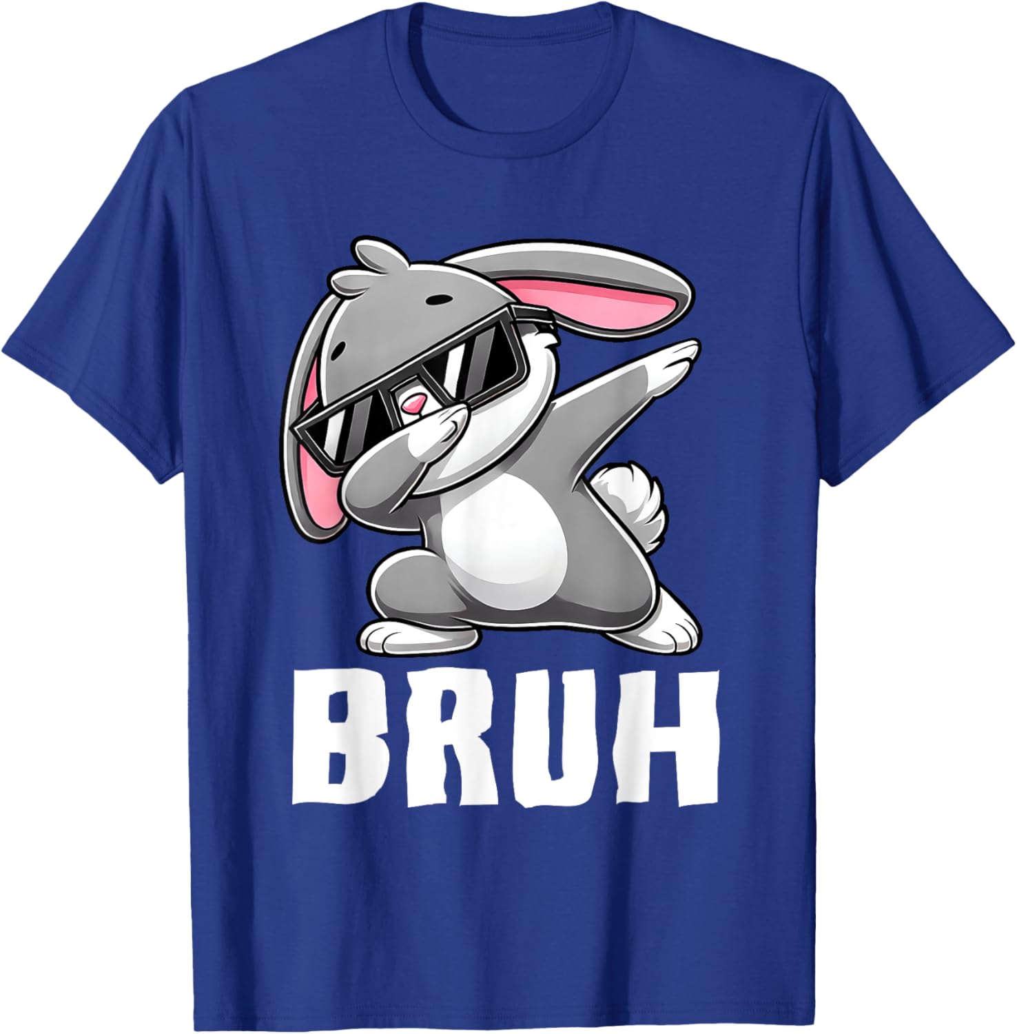 Dabbing Bunny Bruh Meme Easter Day Dab Bunny Teens Boys Kids T-Shirt