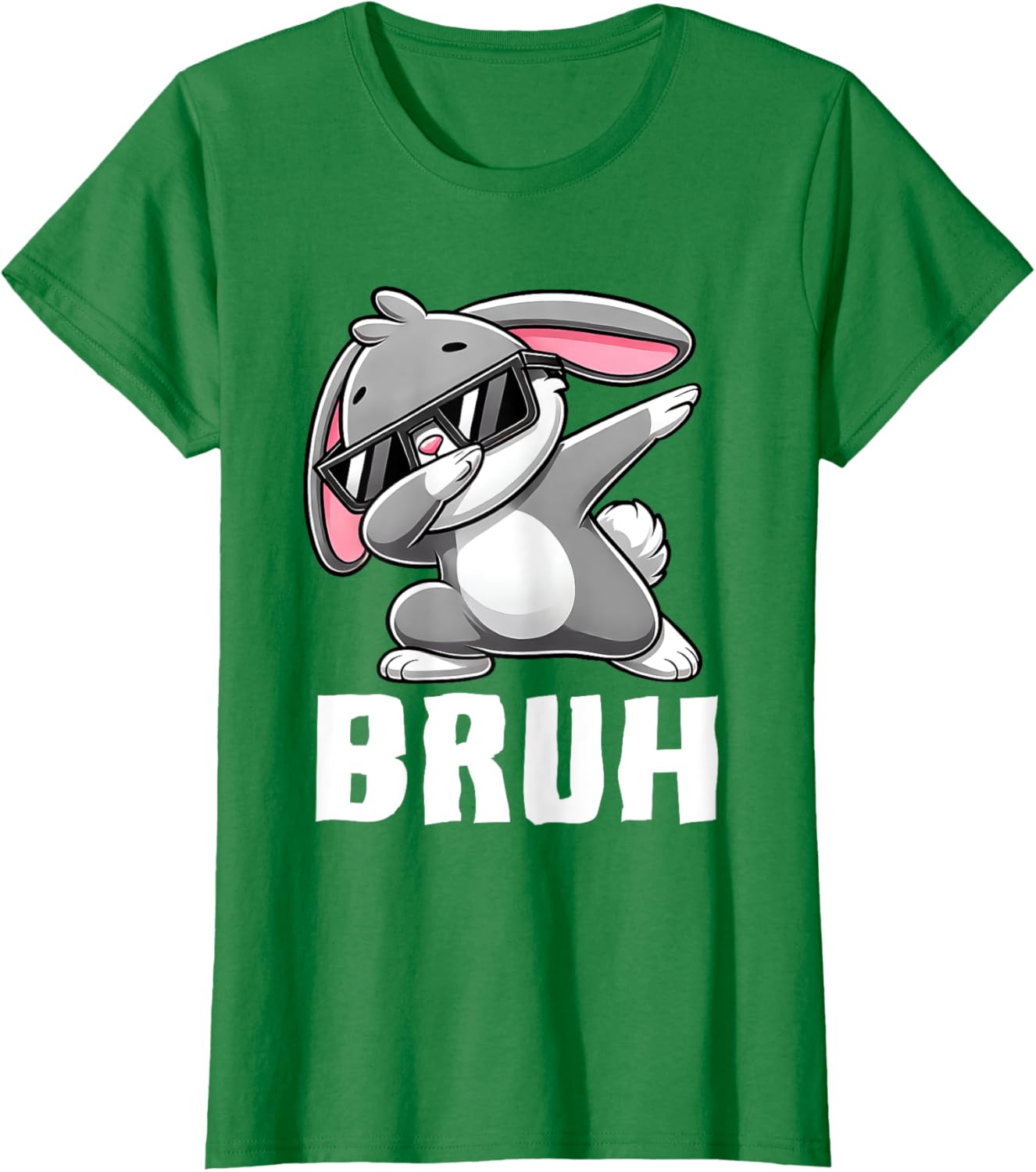 Dabbing Bunny Bruh Meme Easter Day Dab Bunny Teens Boys Kids T-Shirt