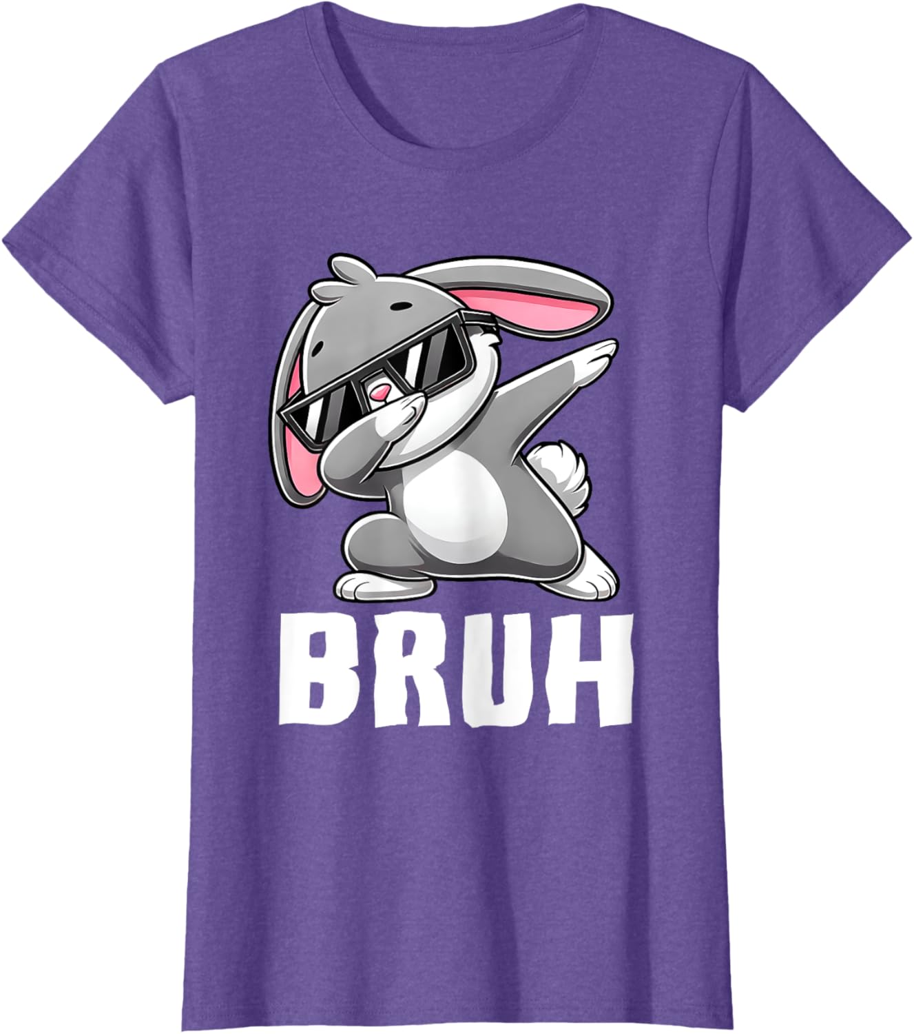 Dabbing Bunny Bruh Meme Easter Day Dab Bunny Teens Boys Kids T-Shirt