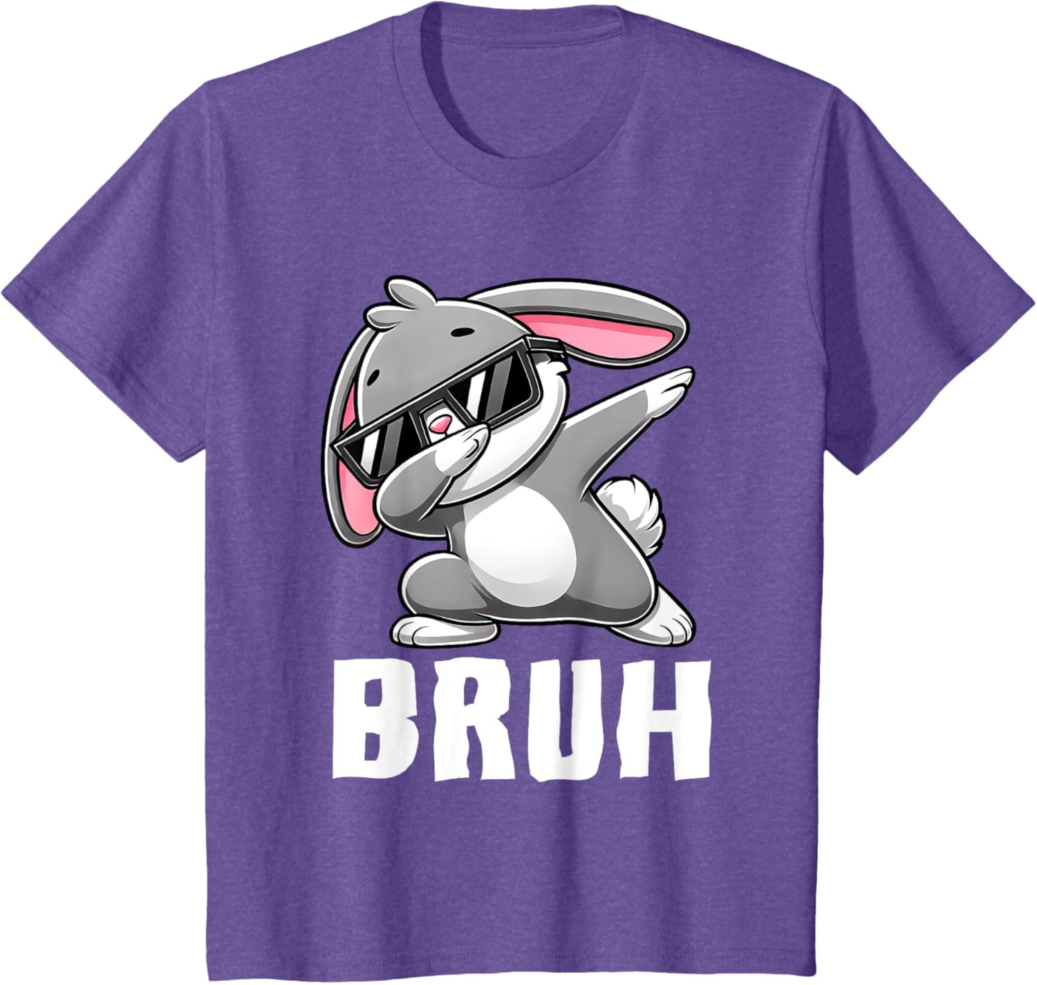 Dabbing Bunny Bruh Meme Easter Day Dab Bunny Teens Boys Kids T-Shirt