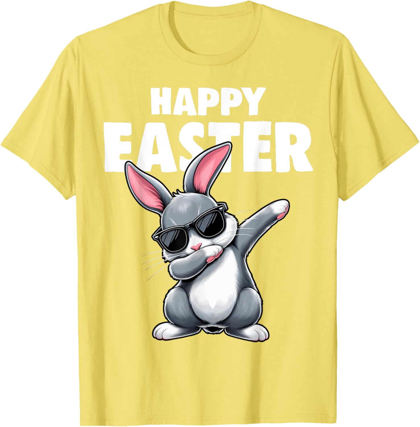 Dabbing Bunny Rabbit Easter Day Boys Girls Kids Dab Dance T-Shirt