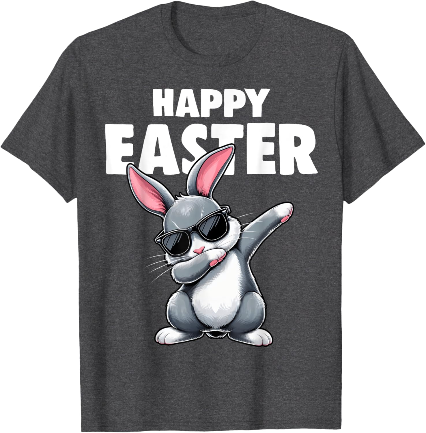 Dabbing Bunny Rabbit Easter Day Boys Girls Kids Dab Dance T-Shirt