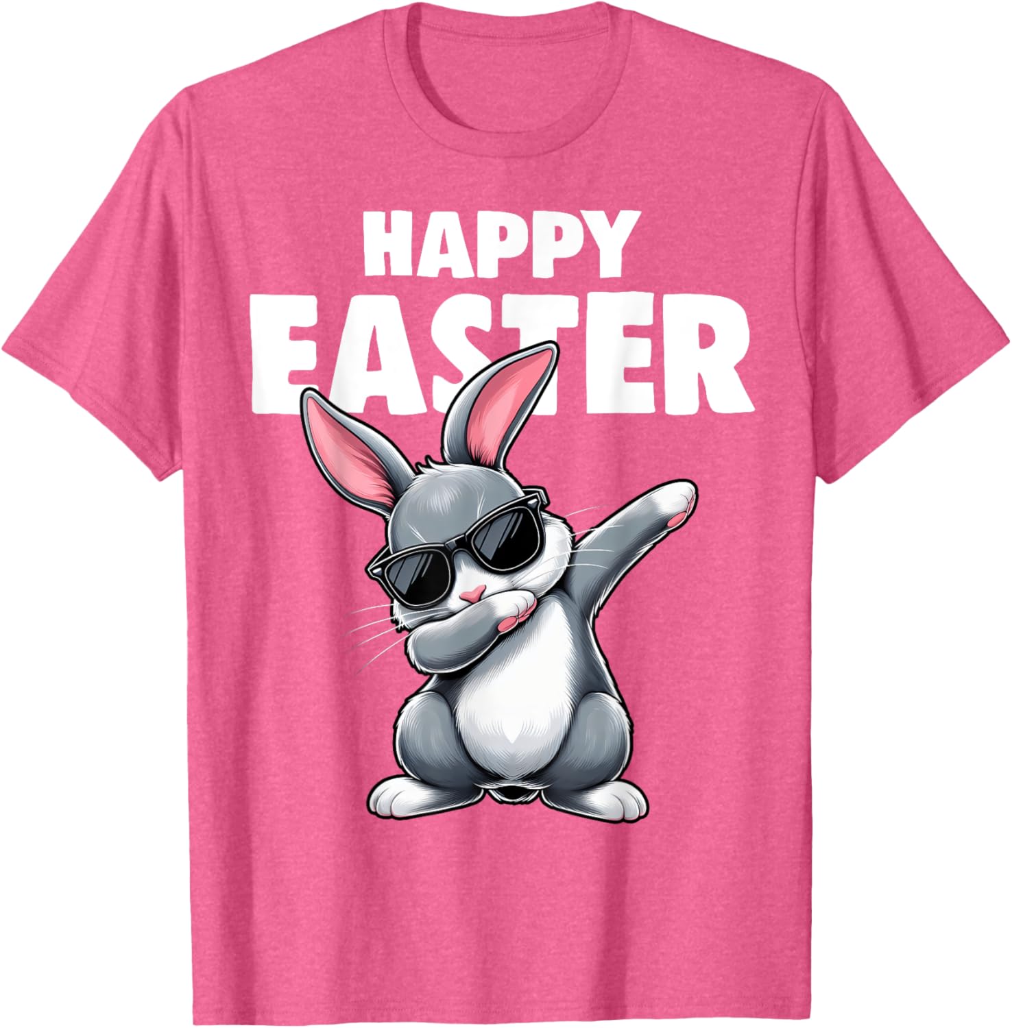 Dabbing Bunny Rabbit Easter Day Boys Girls Kids Dab Dance T-Shirt