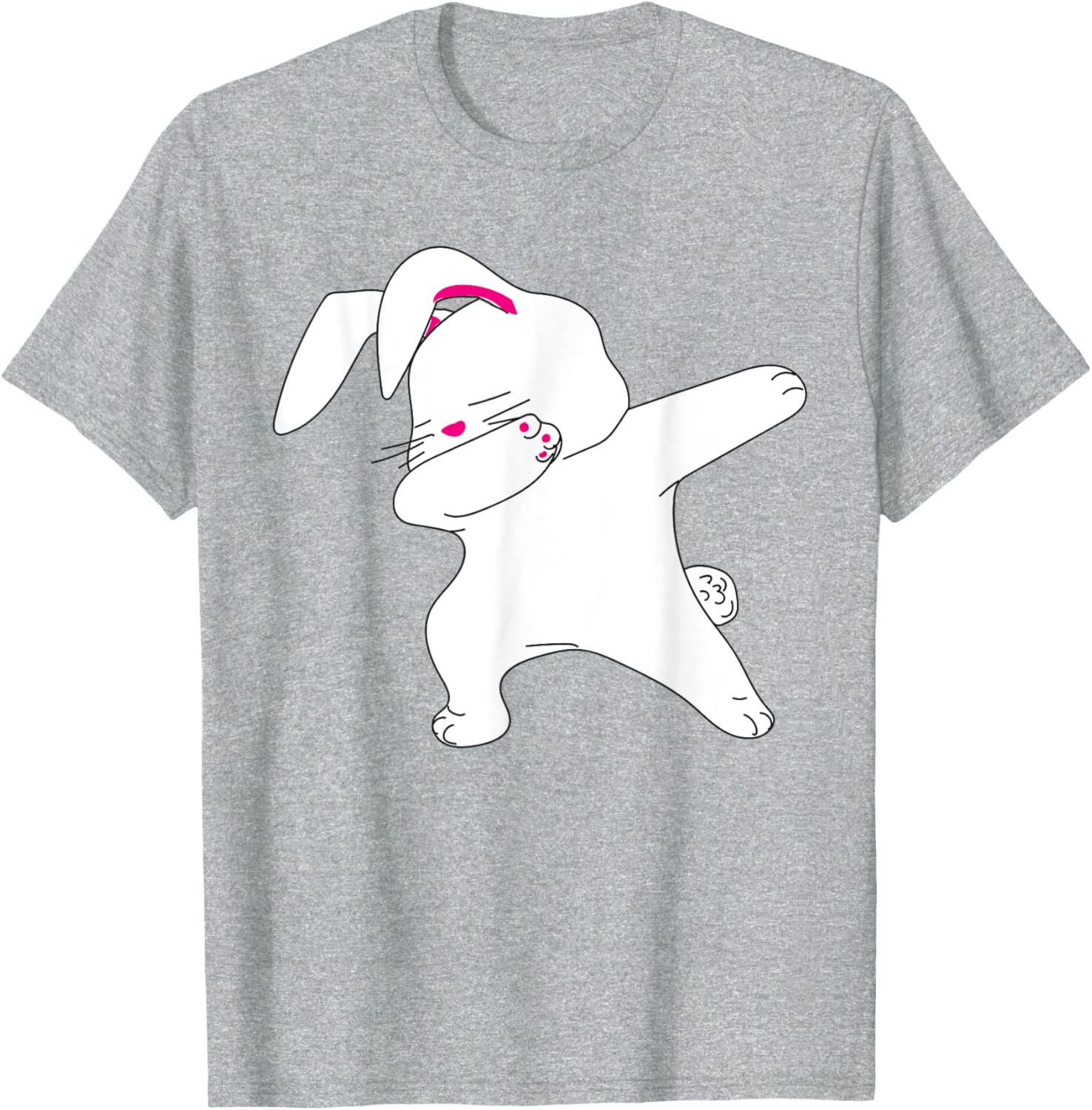 Dabbing Easter Bunny Funny happy easter bunny face T-Shirt