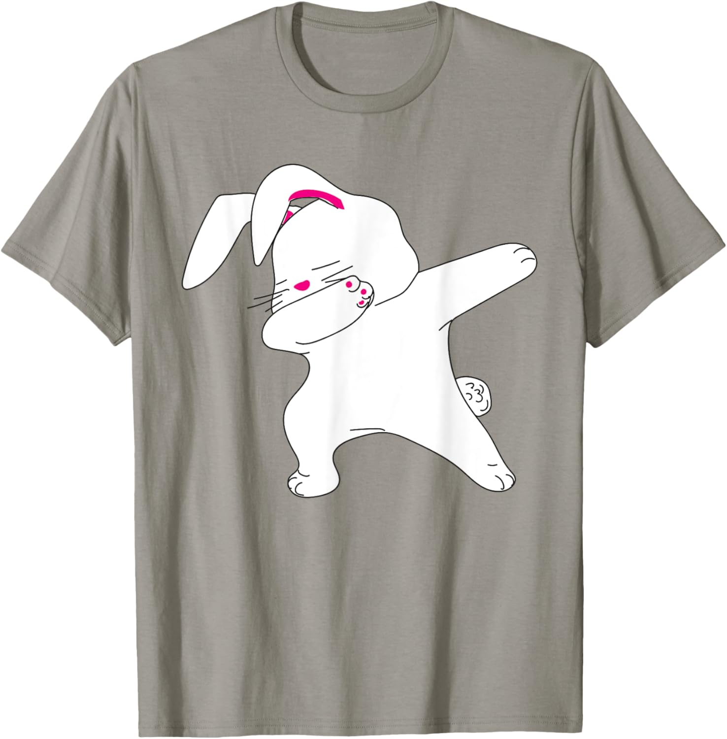 Dabbing Easter Bunny Funny happy easter bunny face T-Shirt