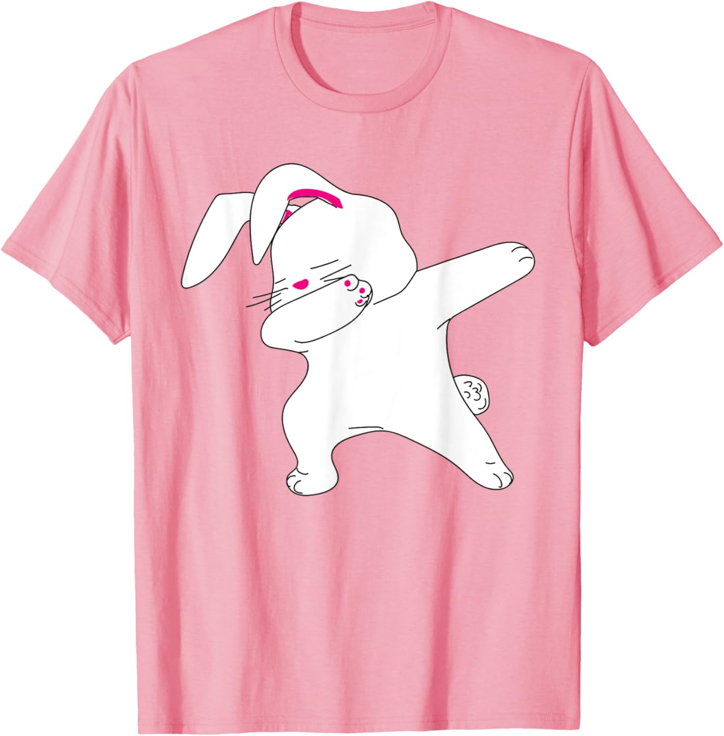 Dabbing Easter Bunny Funny happy easter bunny face T-Shirt