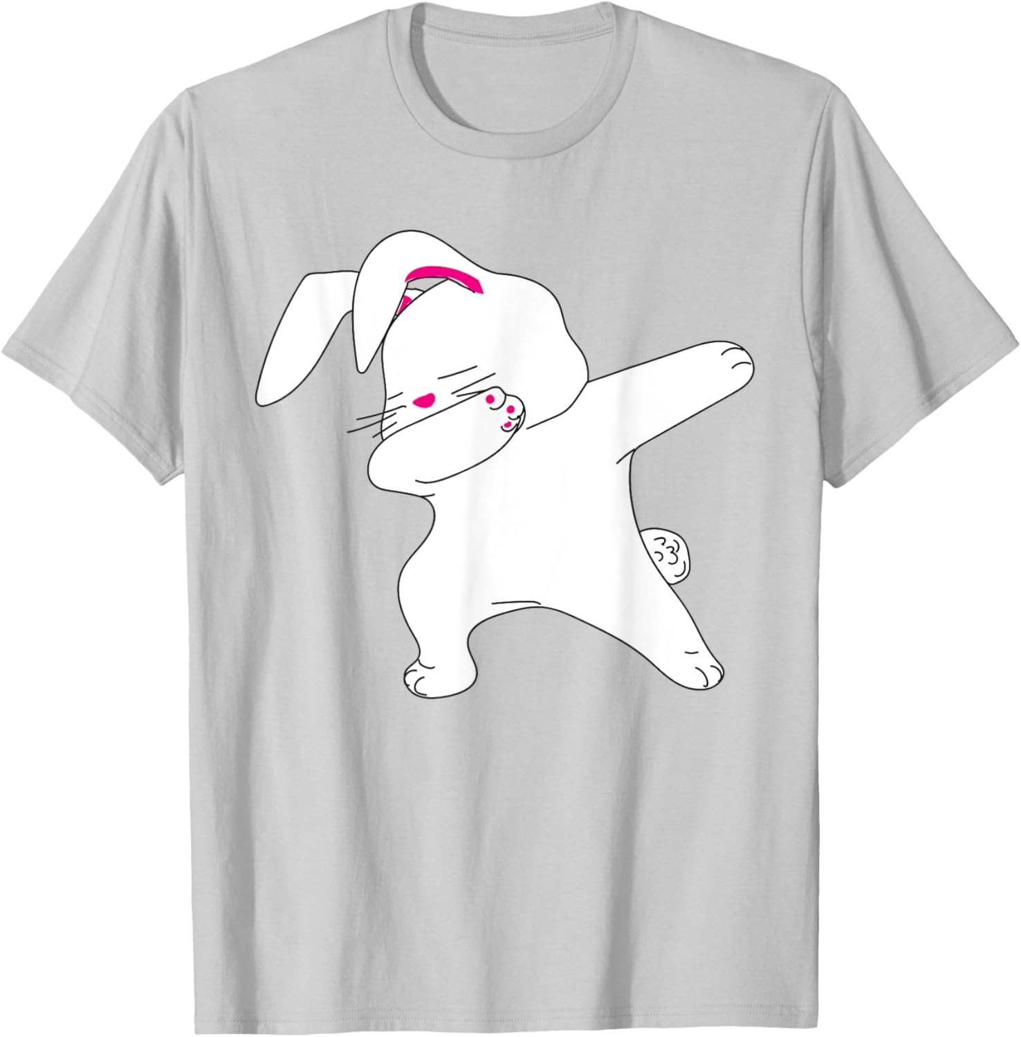 Dabbing Easter Bunny Funny happy easter bunny face T-Shirt