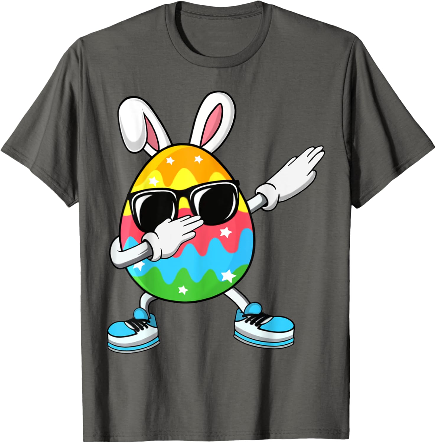 Dabbing Easter Egg for Boys Girls Kids Happy Easter Bunny T-Shirt