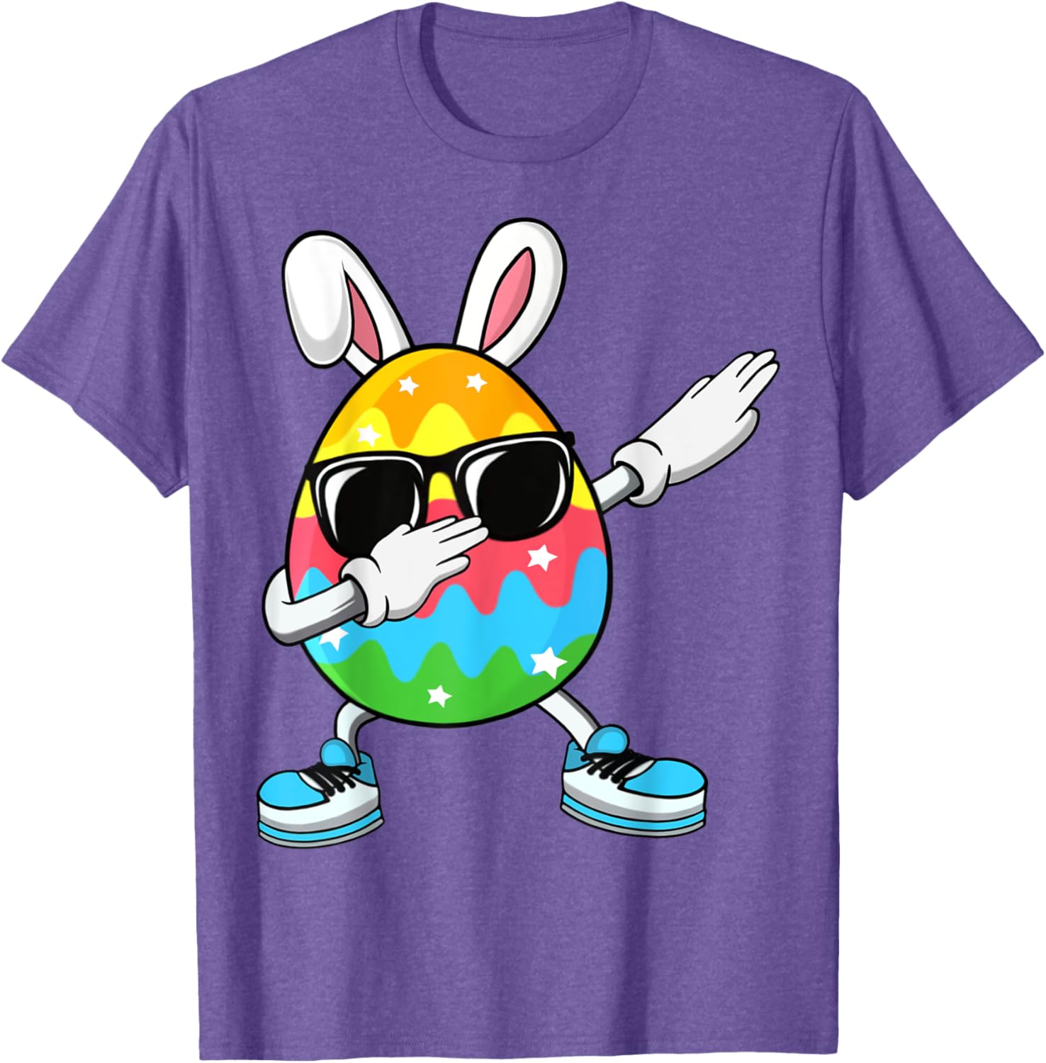 Dabbing Easter Egg for Boys Girls Kids Happy Easter Bunny T-Shirt