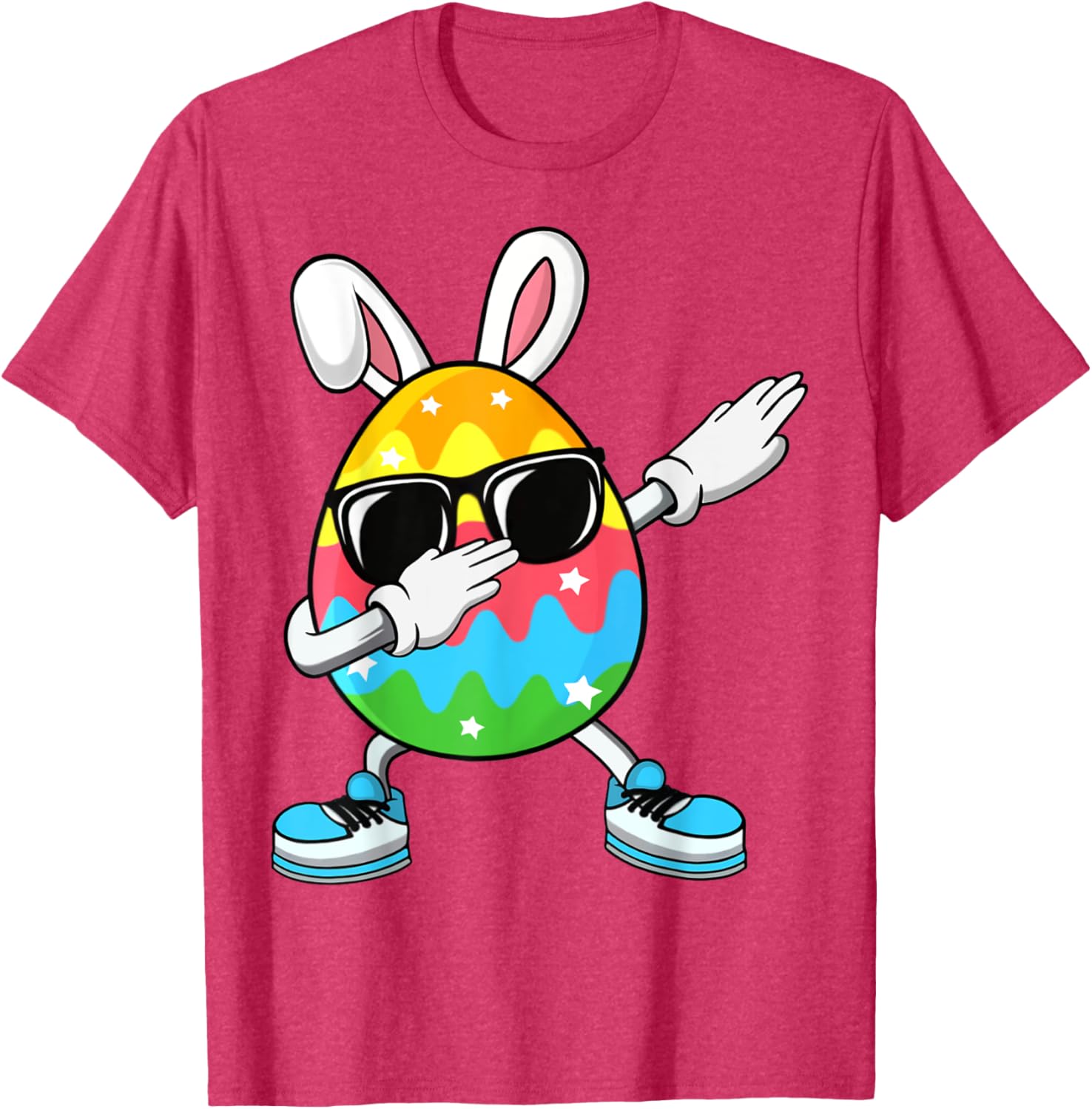 Dabbing Easter Egg for Boys Girls Kids Happy Easter Bunny T-Shirt