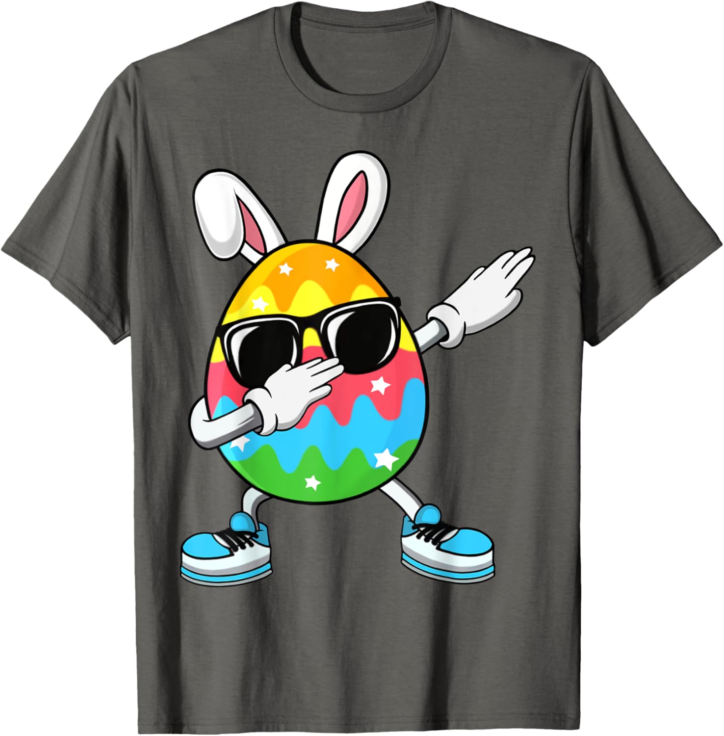 Dabbing Easter Egg for Boys Girls Kids Happy Easter Bunny T-Shirt