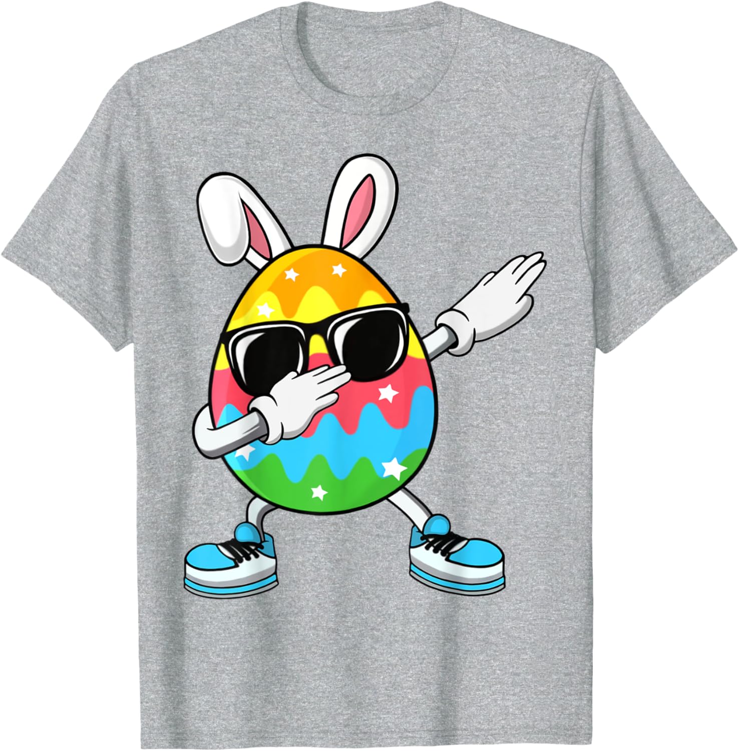 Dabbing Easter Egg for Boys Girls Kids Happy Easter Bunny T-Shirt