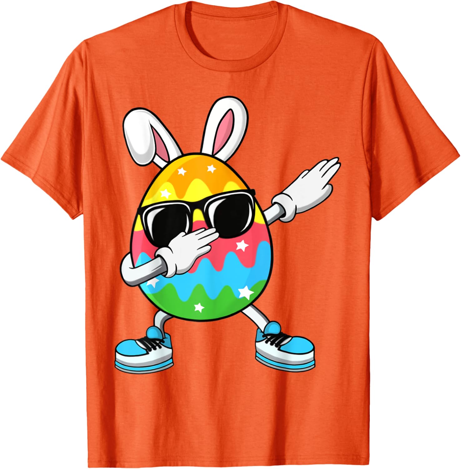 Dabbing Easter Egg for Boys Girls Kids Happy Easter Bunny T-Shirt