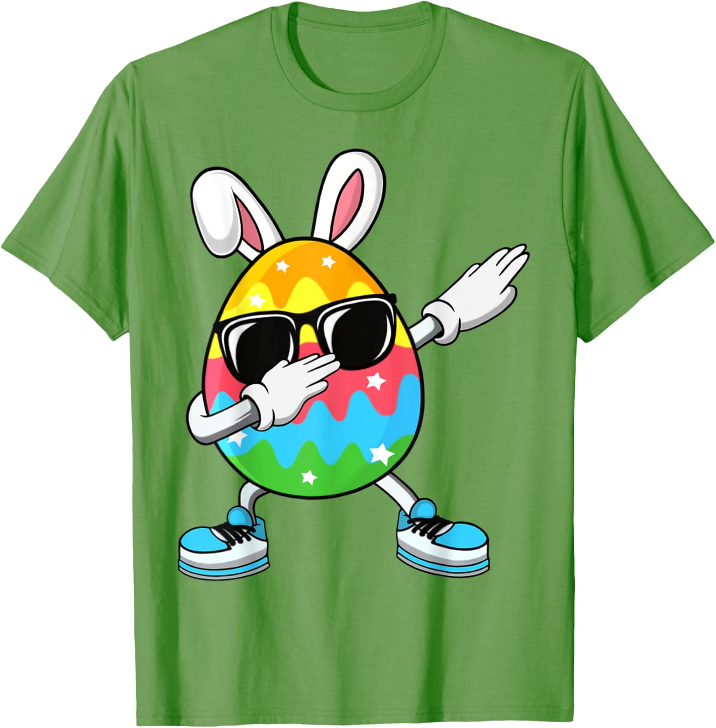 Dabbing Easter Egg for Boys Girls Kids Happy Easter Bunny T-Shirt