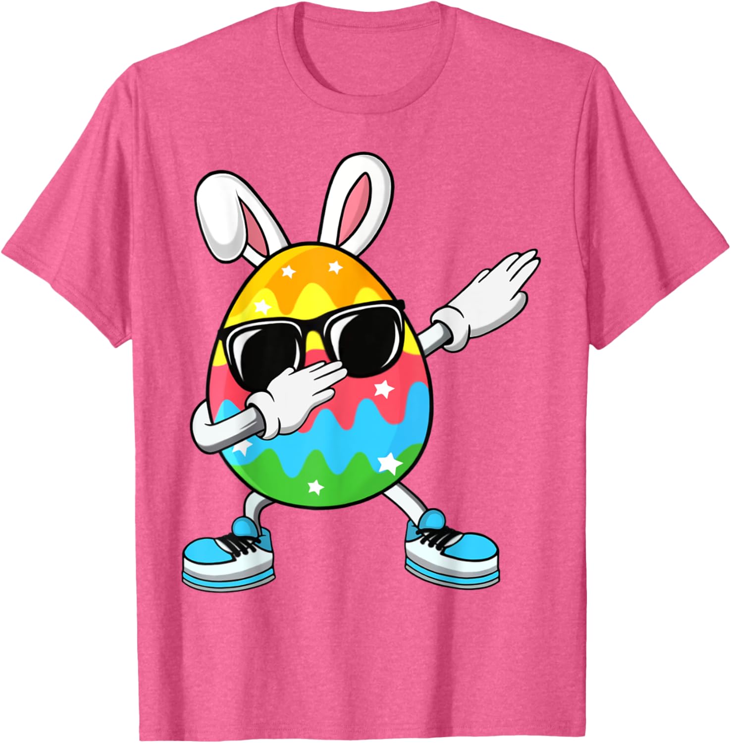 Dabbing Easter Egg for Boys Girls Kids Happy Easter Bunny T-Shirt