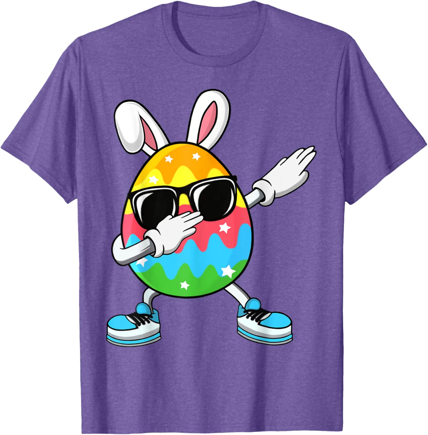 Dabbing Easter Egg for Boys Girls Kids Happy Easter Bunny T-Shirt