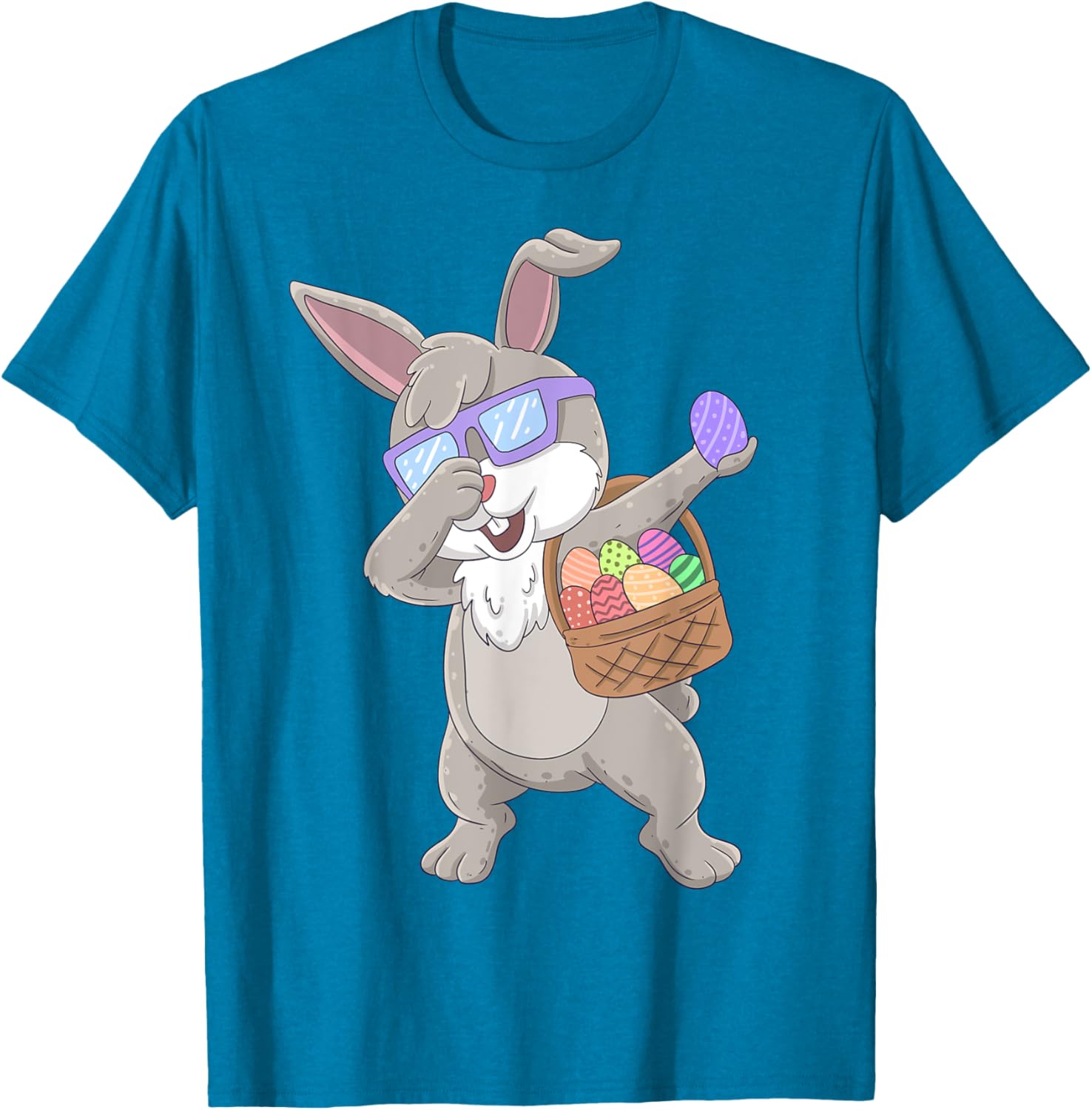 Dabbing Rabbit Happy Easter Bunny Boys Girls Kids Dab T-Shirt