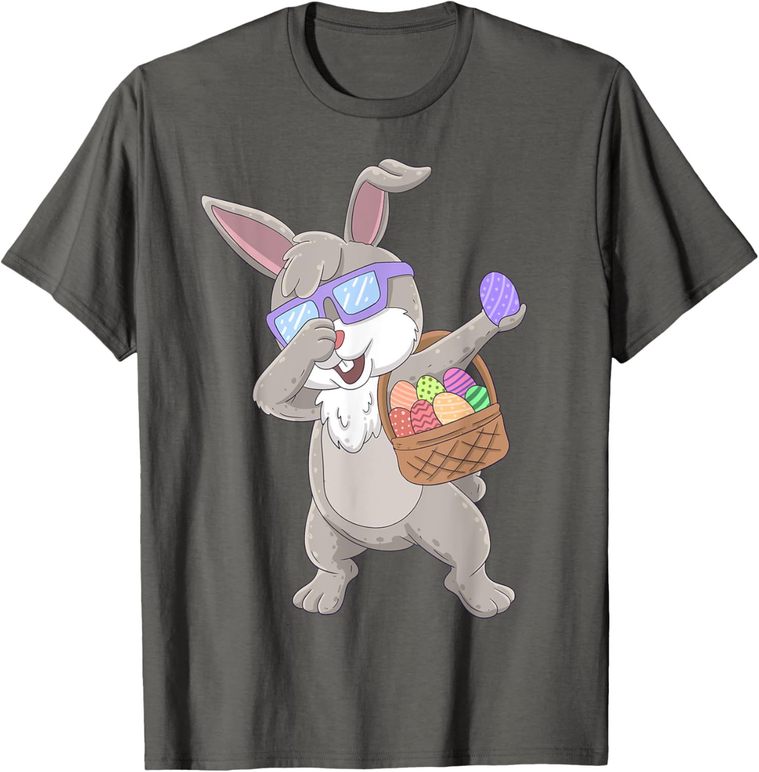 Dabbing Rabbit Happy Easter Bunny Boys Girls Kids Dab T-Shirt