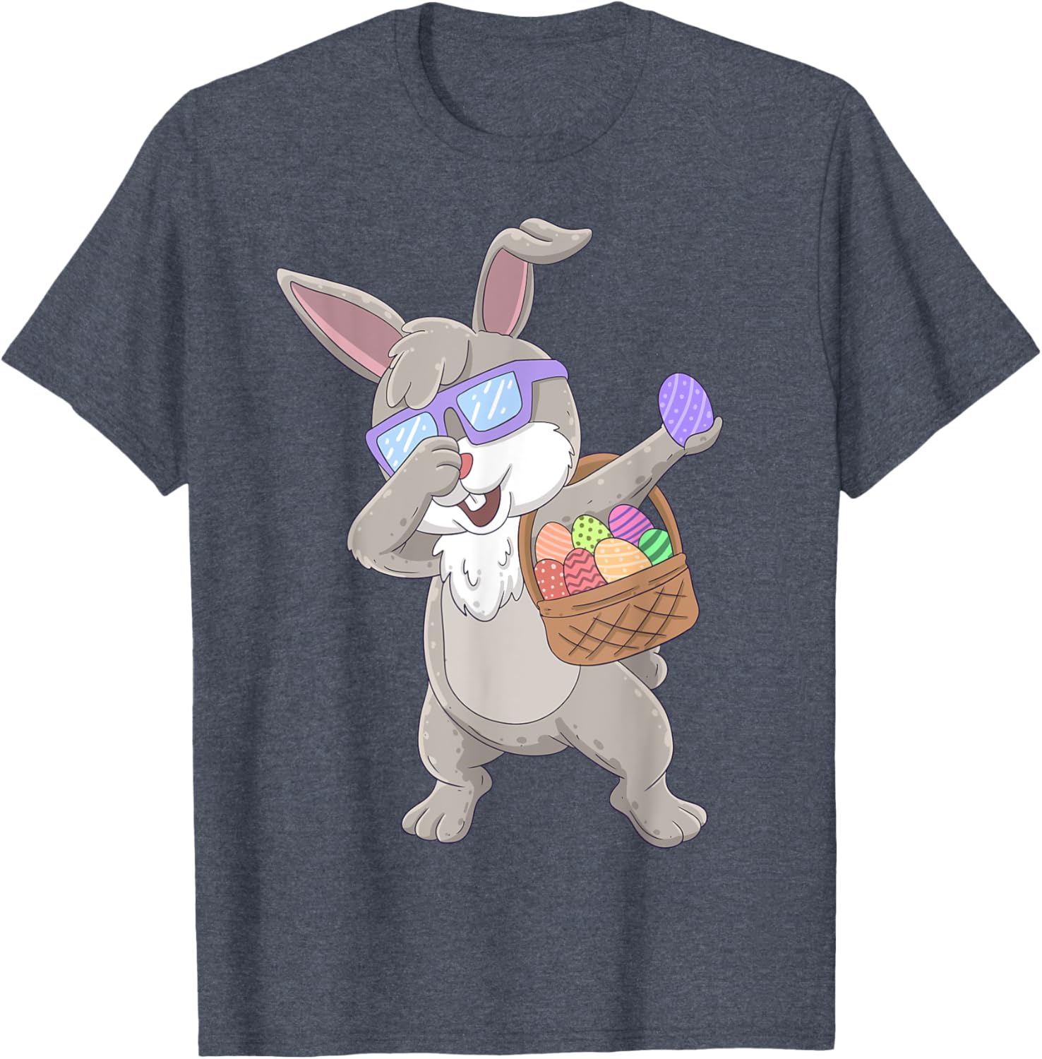 Dabbing Rabbit Happy Easter Bunny Boys Girls Kids Dab T-Shirt