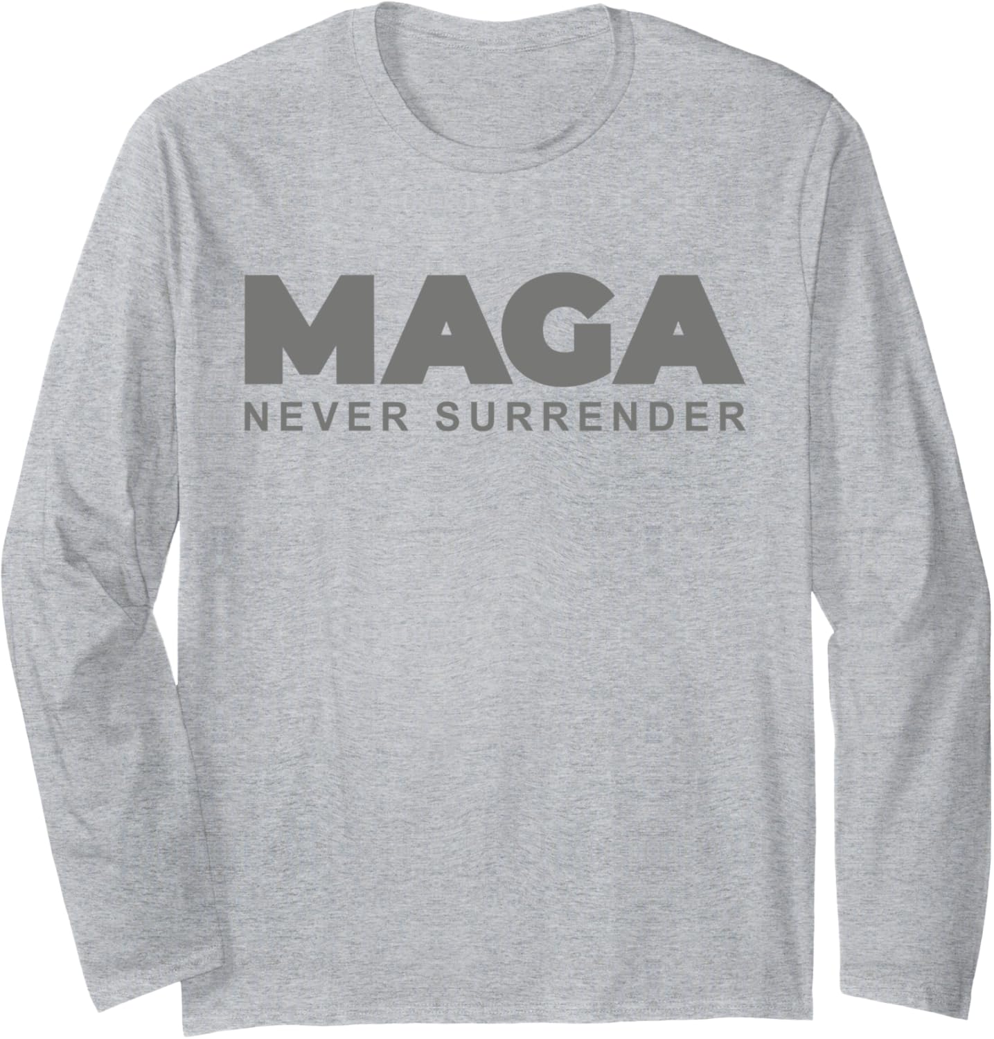 Dark Color President Trump MAGA Never Surrender Inauguration Long Sleeve T-Shirt