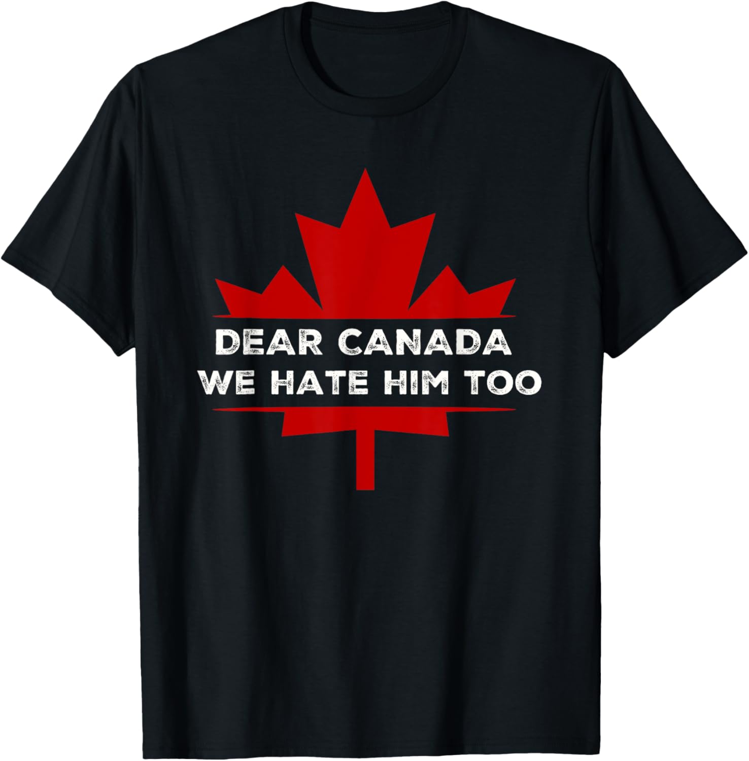 Dear Canada We Hate Him Too 2024 Election T-Shirt