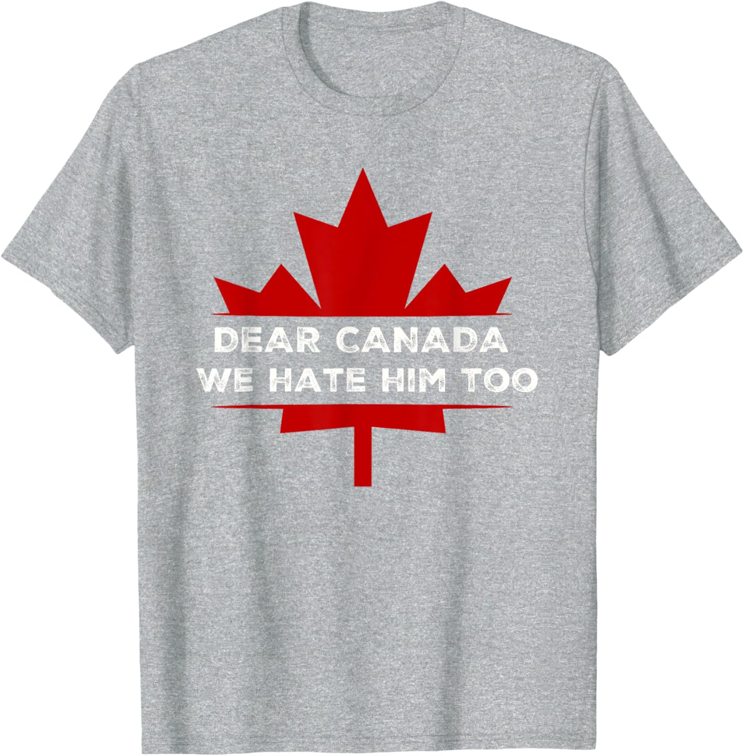 Dear Canada We Hate Him Too 2024 Election T-Shirt
