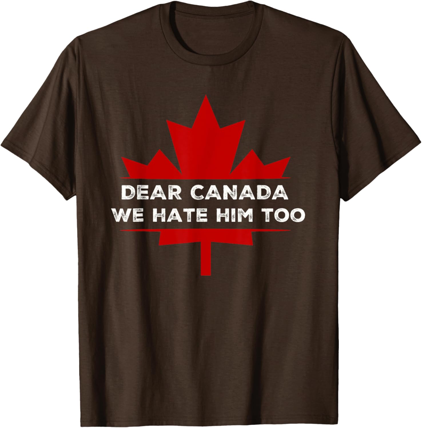 Dear Canada We Hate Him Too 2024 Election T-Shirt