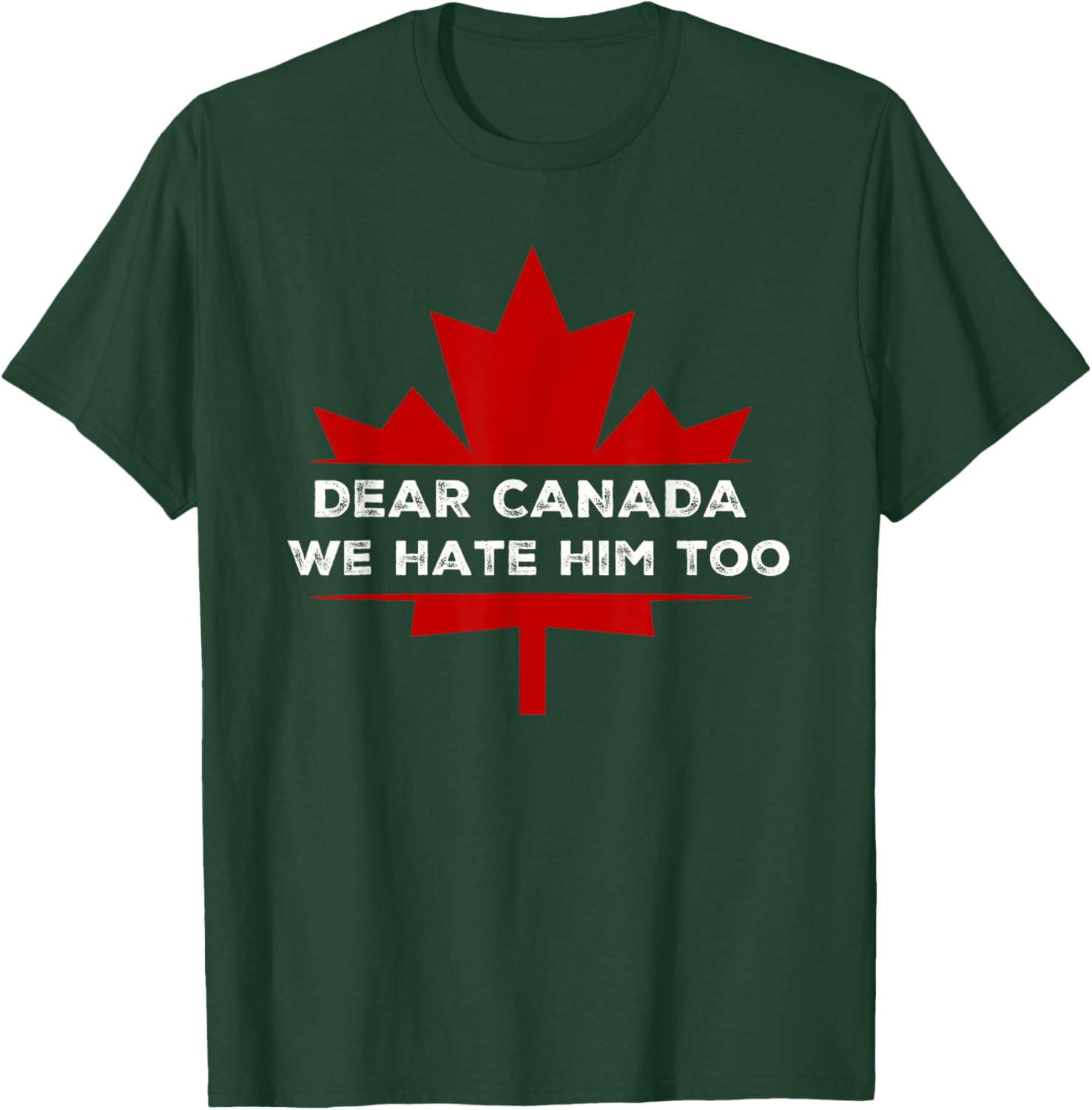 Dear Canada We Hate Him Too 2024 Election T-Shirt