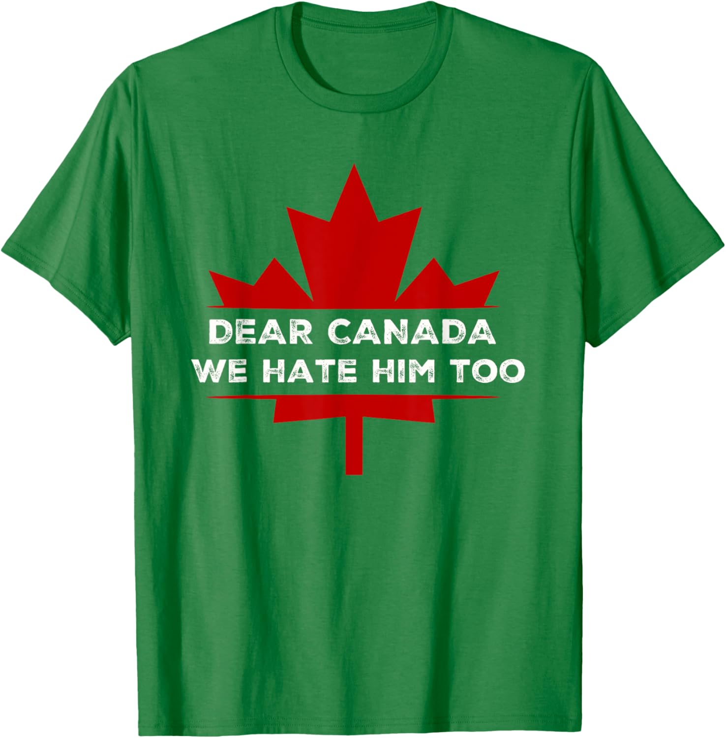 Dear Canada We Hate Him Too 2024 Election T-Shirt
