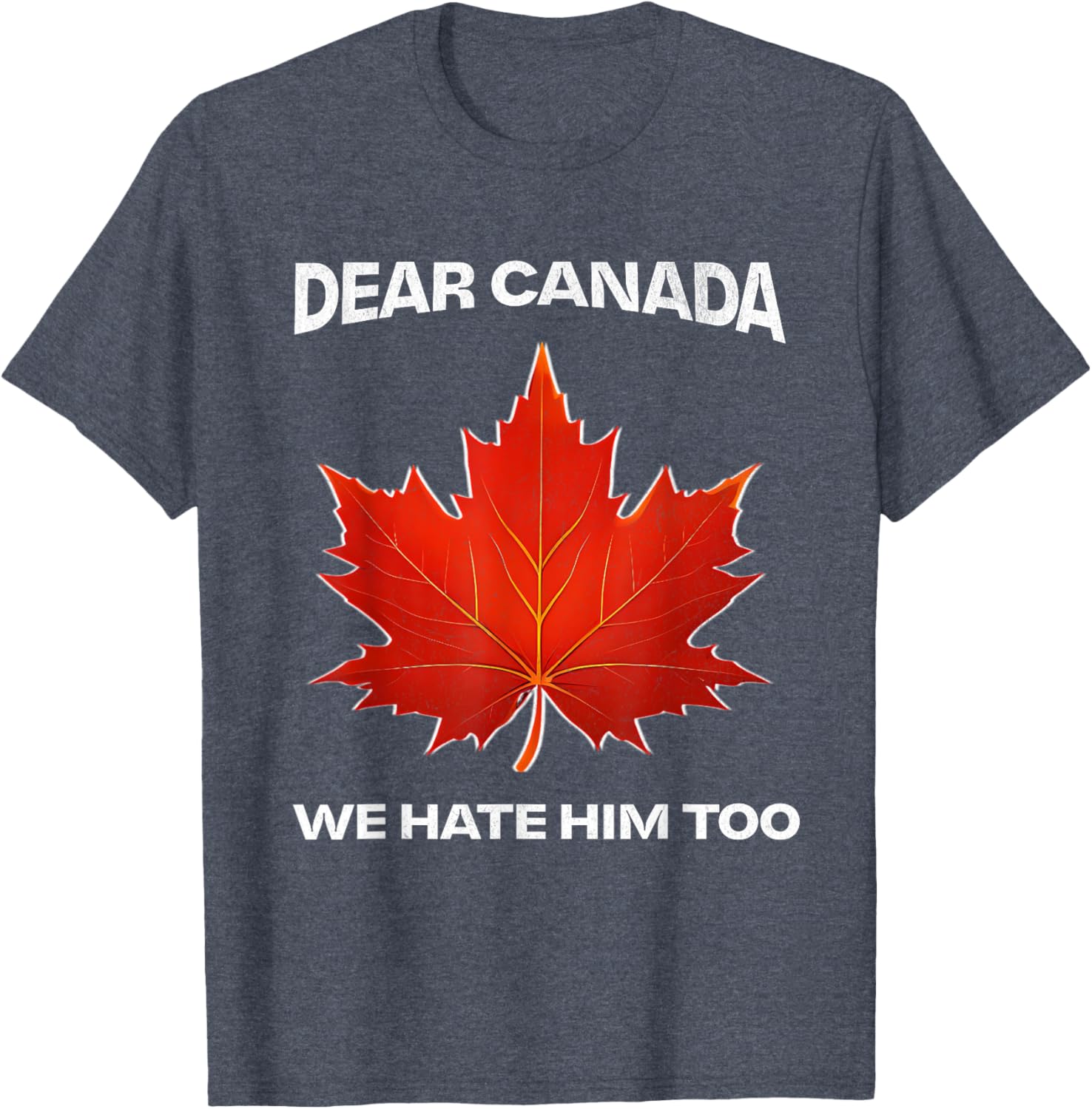 Dear Canada We Hate Him Too Political Protest T-Shirt