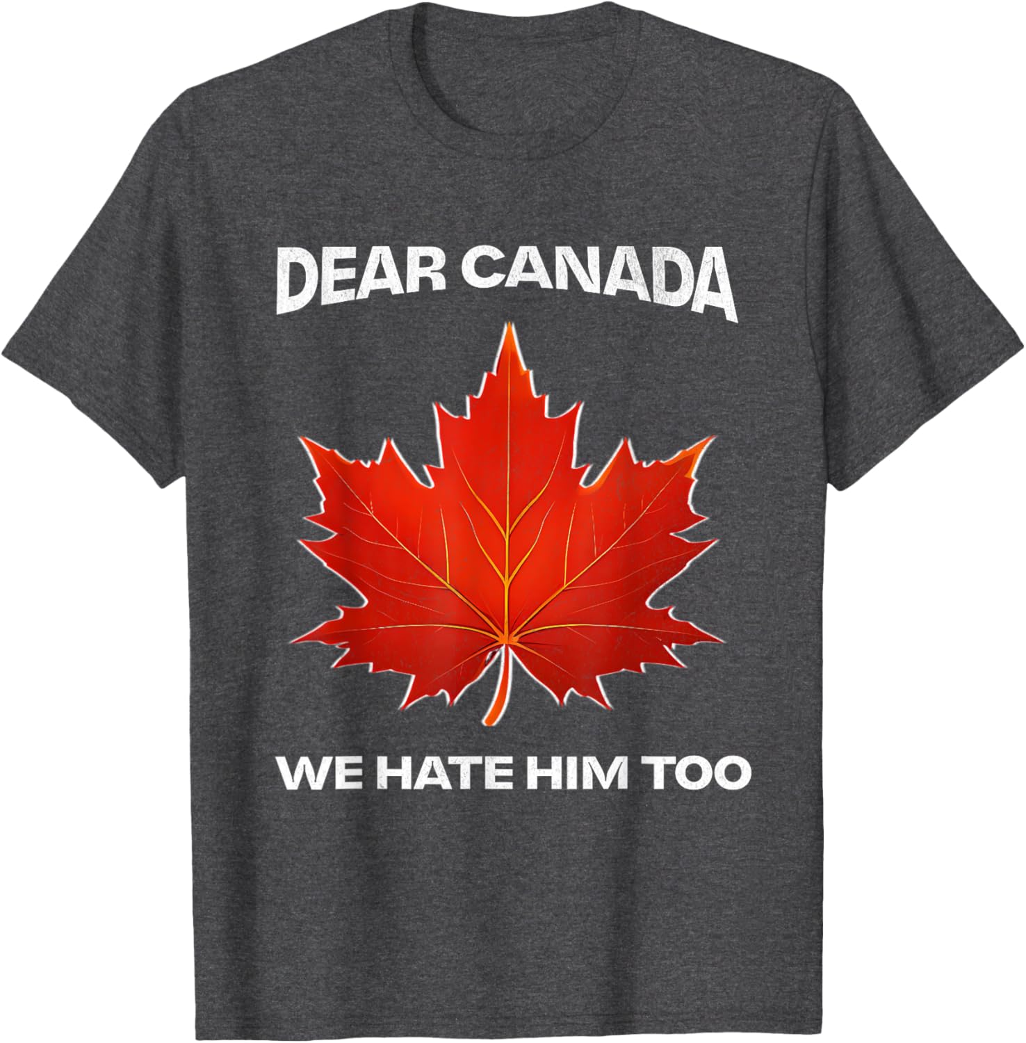 Dear Canada We Hate Him Too Political Protest T-Shirt