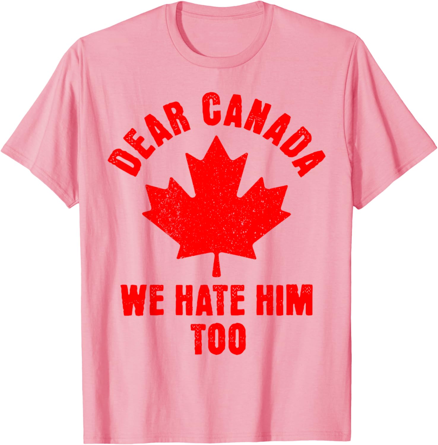 Dear Canada We Hate Him Too Political Protest T-Shirt
