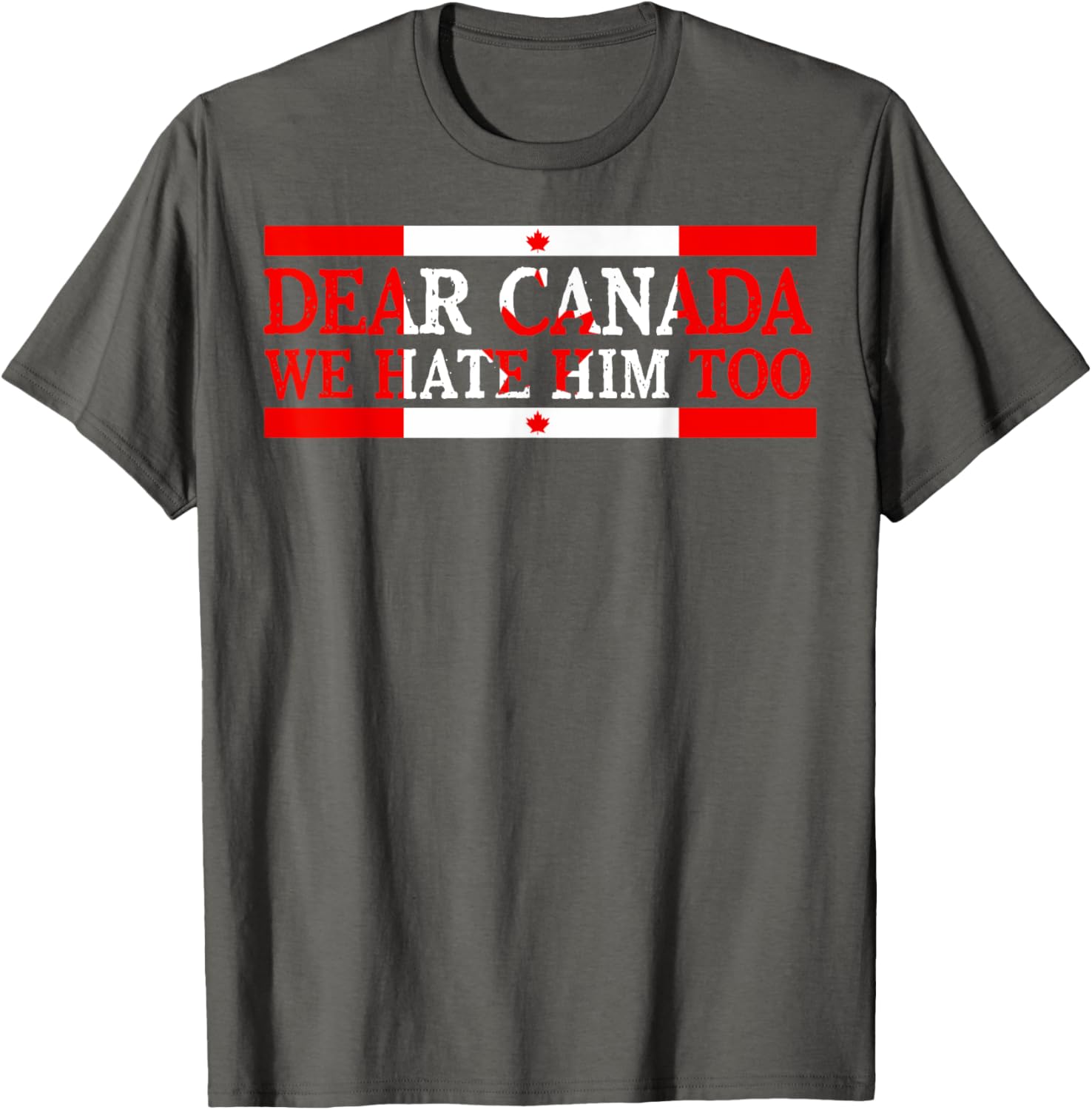 Dear Canada We Hate Him Too Political Protest T-Shirt