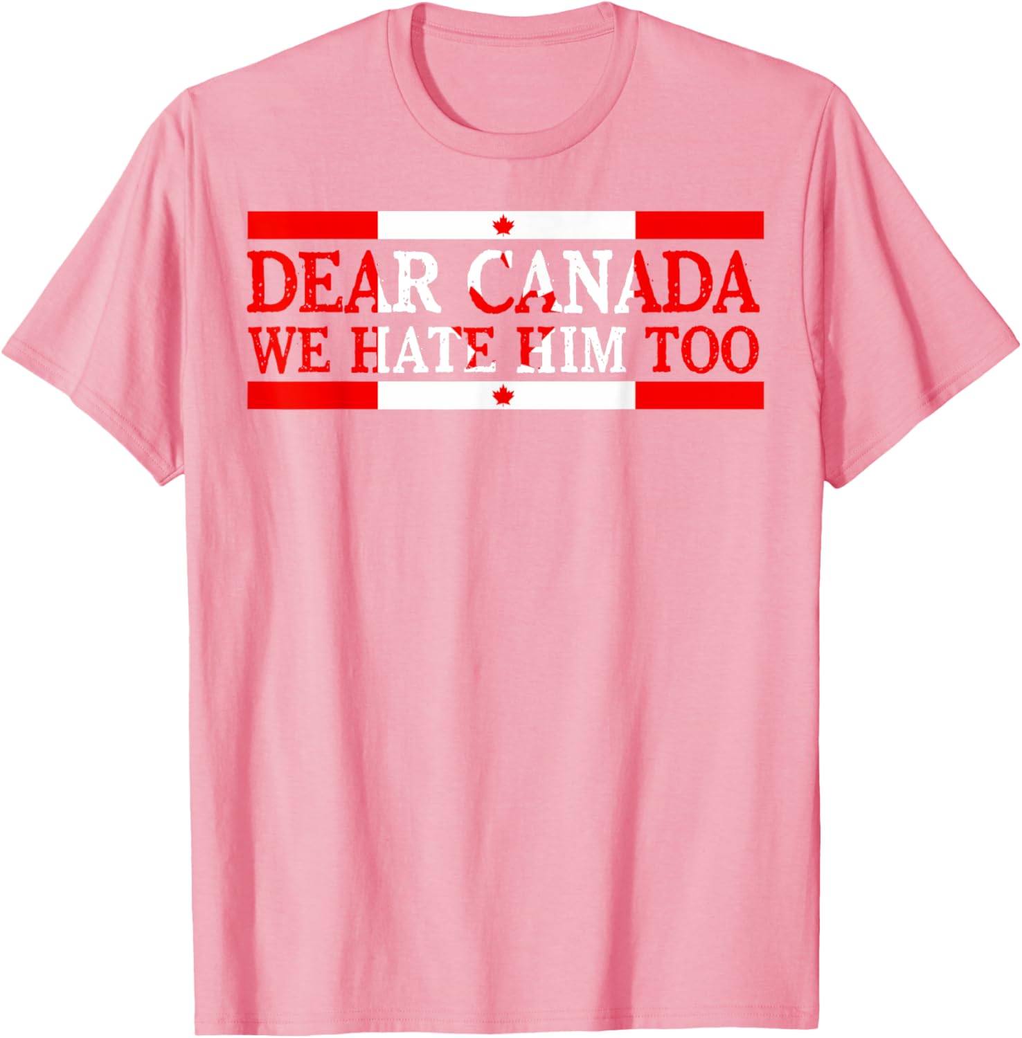 Dear Canada We Hate Him Too Political Protest T-Shirt
