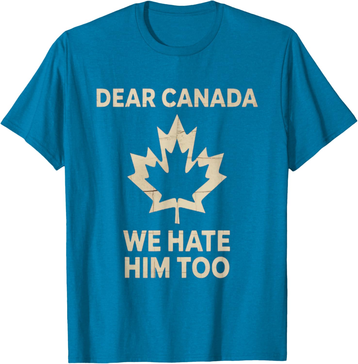 Dear Canada We Hate Him Too Political Protest - Tee T-Shirt