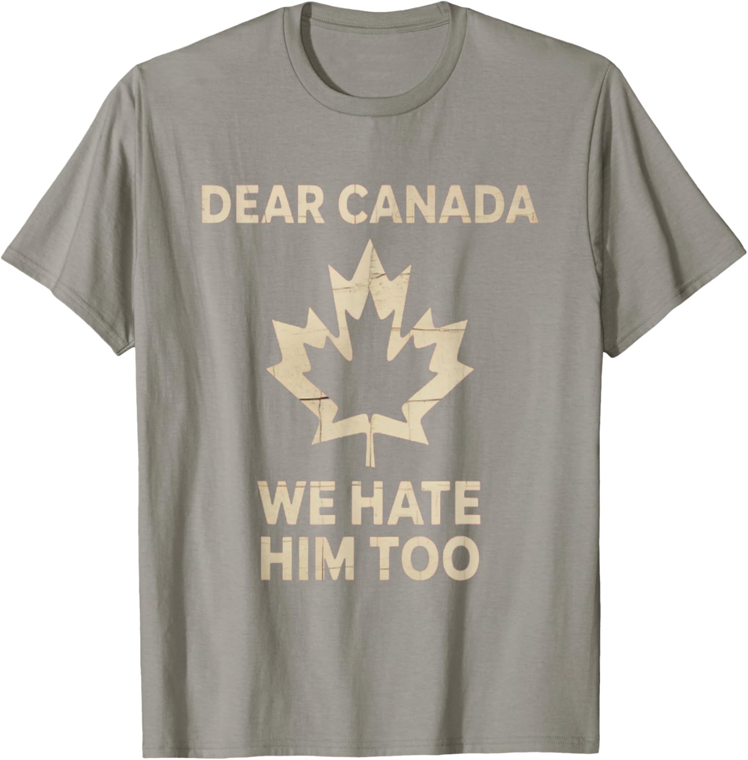 Dear Canada We Hate Him Too Political Protest - Tee T-Shirt