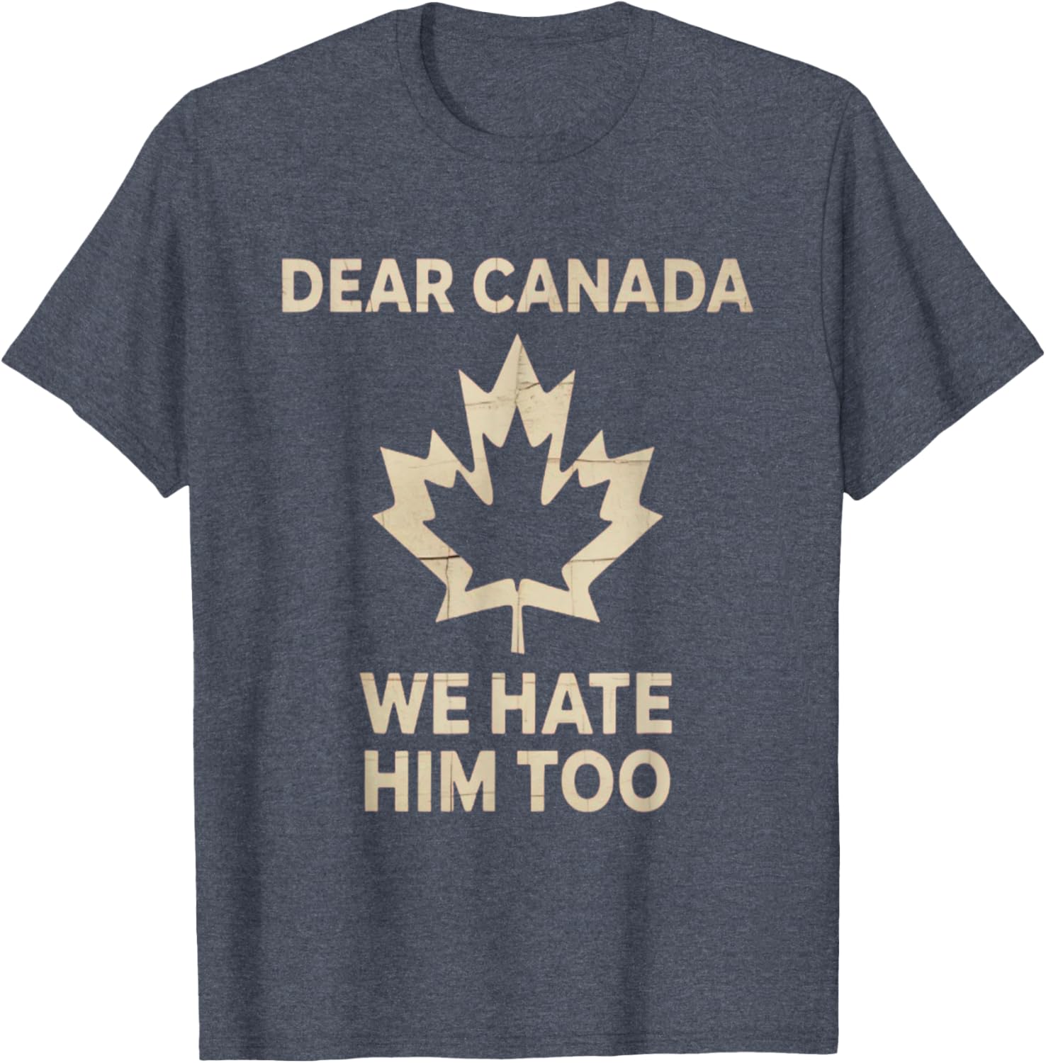 Dear Canada We Hate Him Too Political Protest - Tee T-Shirt