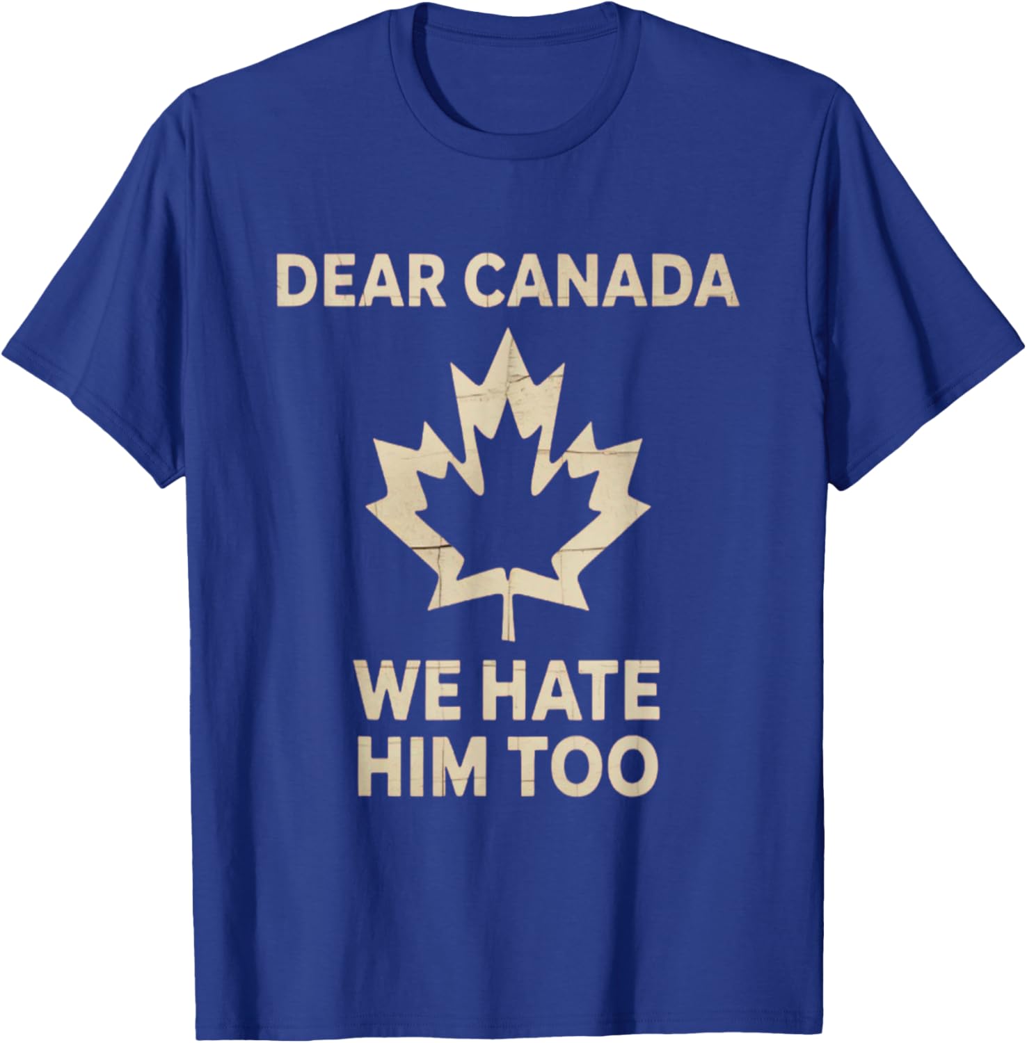 Dear Canada We Hate Him Too Political Protest - Tee T-Shirt