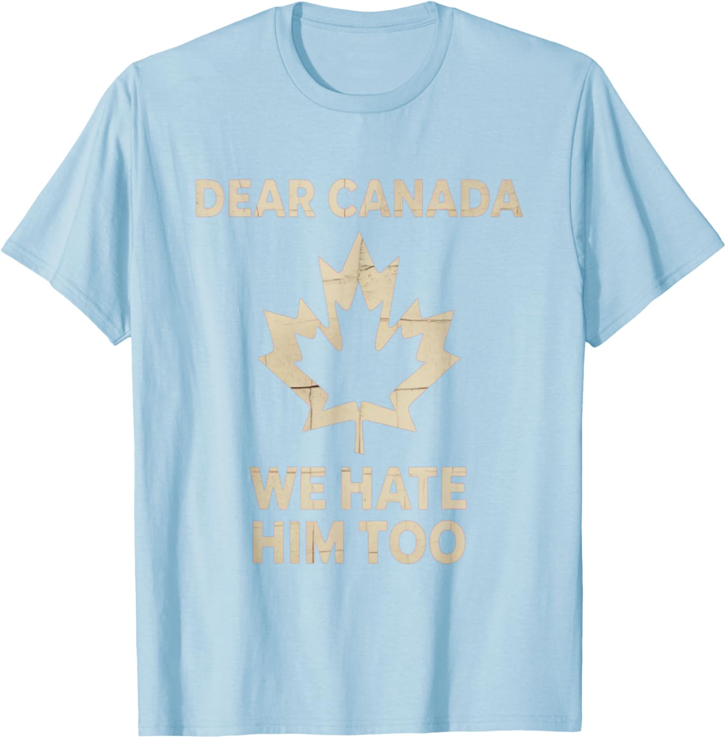 Dear Canada We Hate Him Too Political Protest - Tee T-Shirt