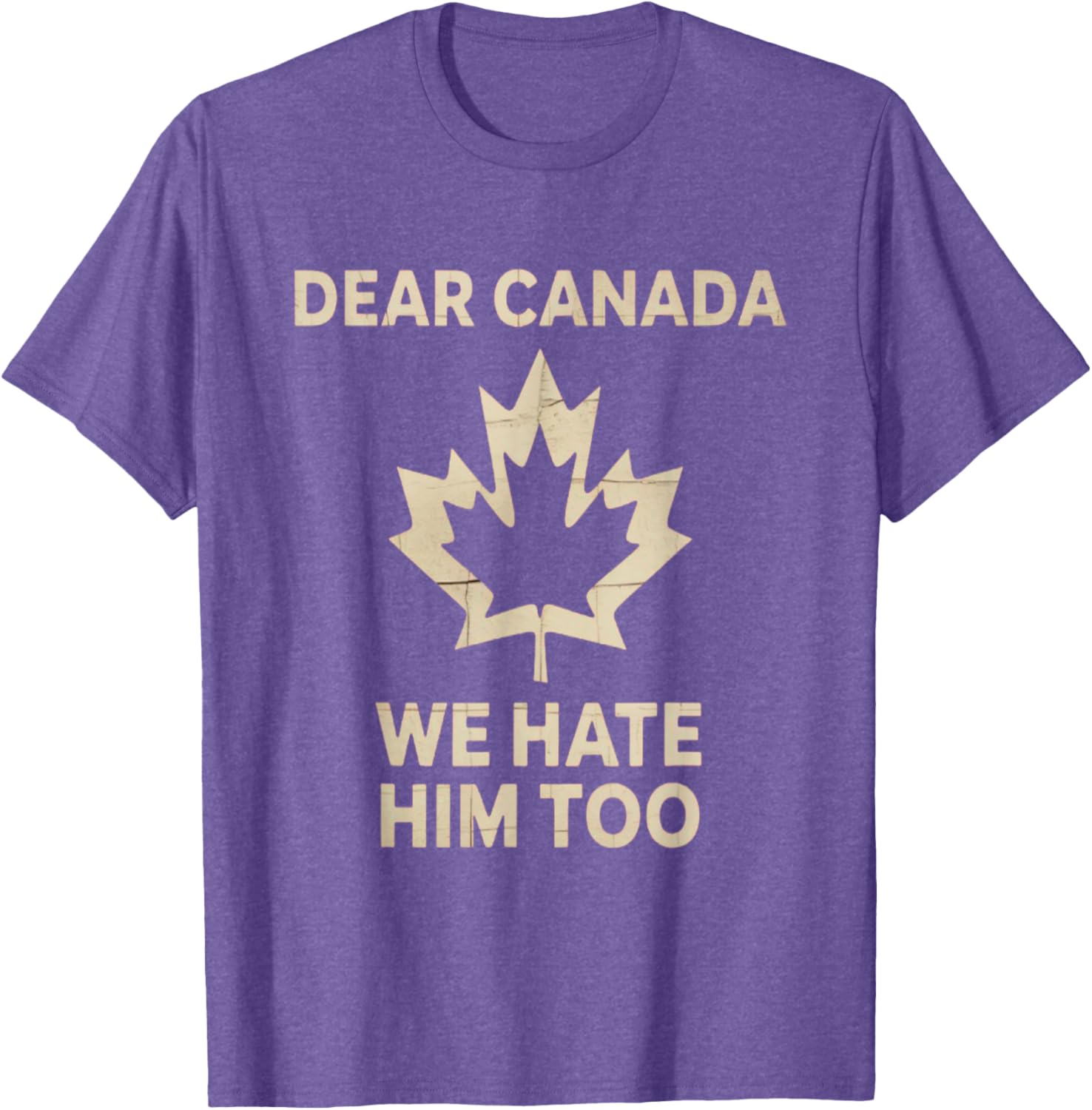 Dear Canada We Hate Him Too Political Protest - Tee T-Shirt