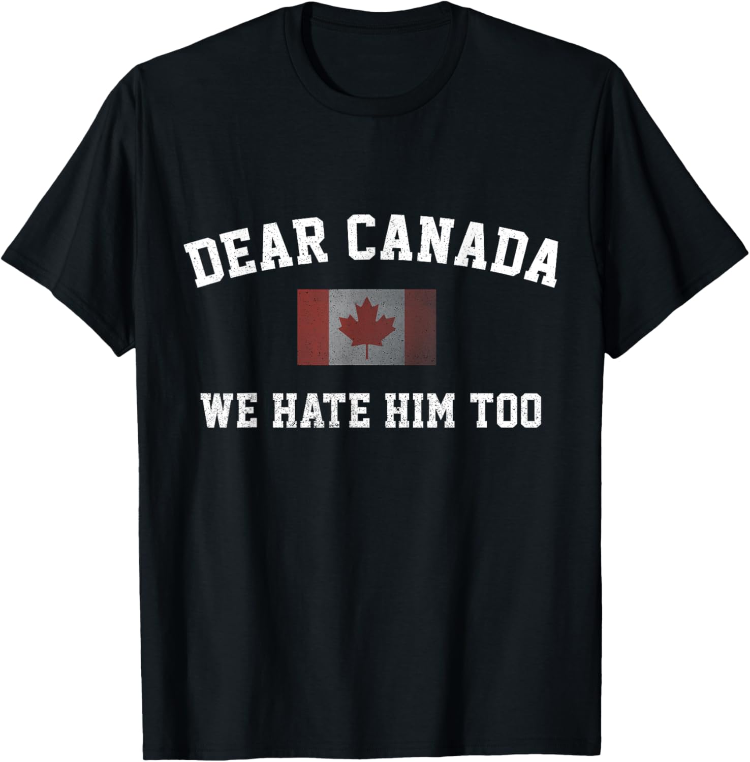 Dear Canada We Hate Him Too Political Protest Women Teacher T-Shirt