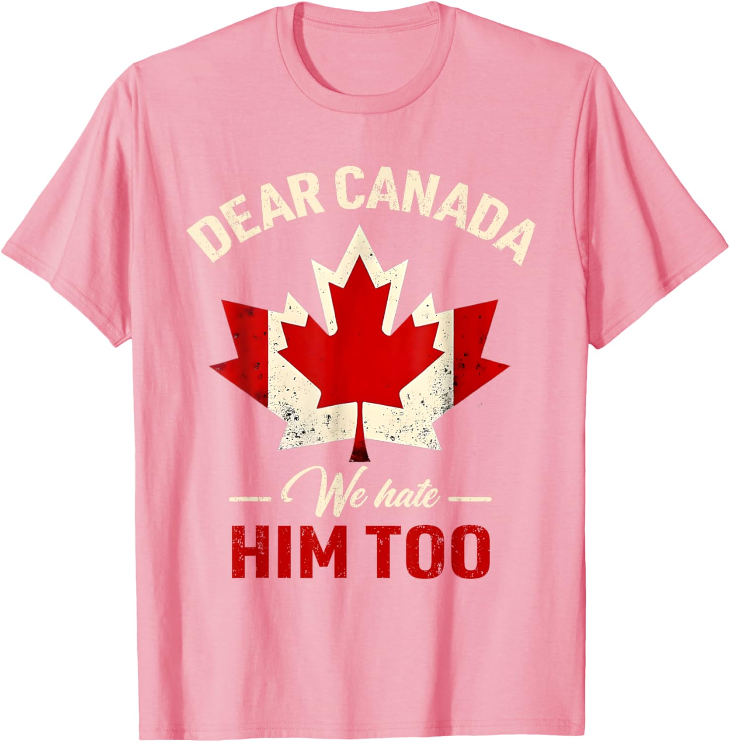 Dear Canada We Hate Him Too Political T-Shirt