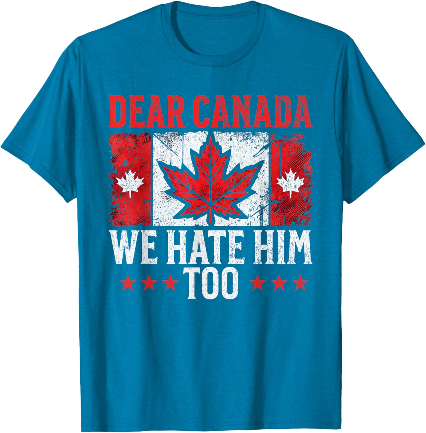 Dear Canada We Hate Him Too Standing for democracy Tee T-Shirt
