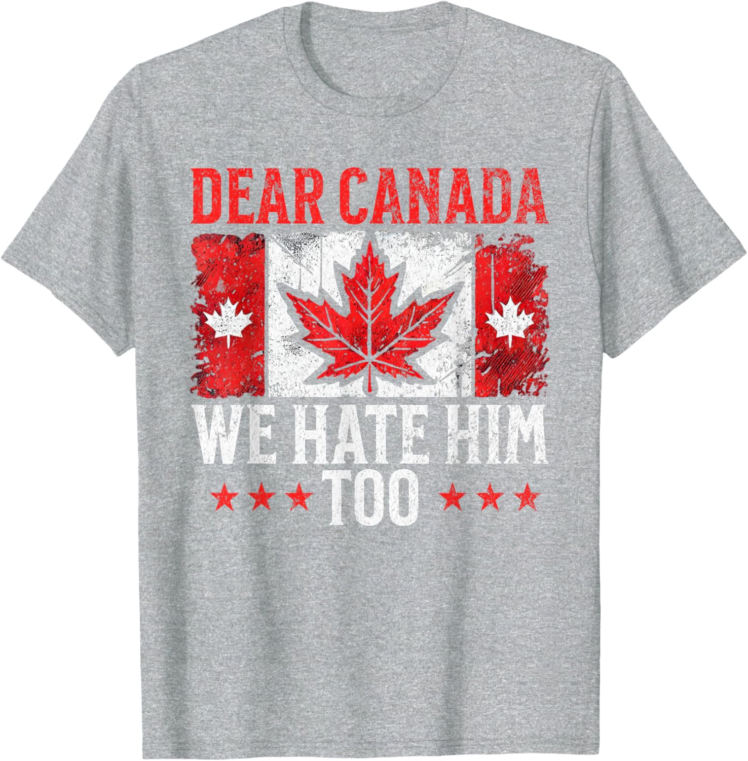 Dear Canada We Hate Him Too Standing for democracy Tee T-Shirt