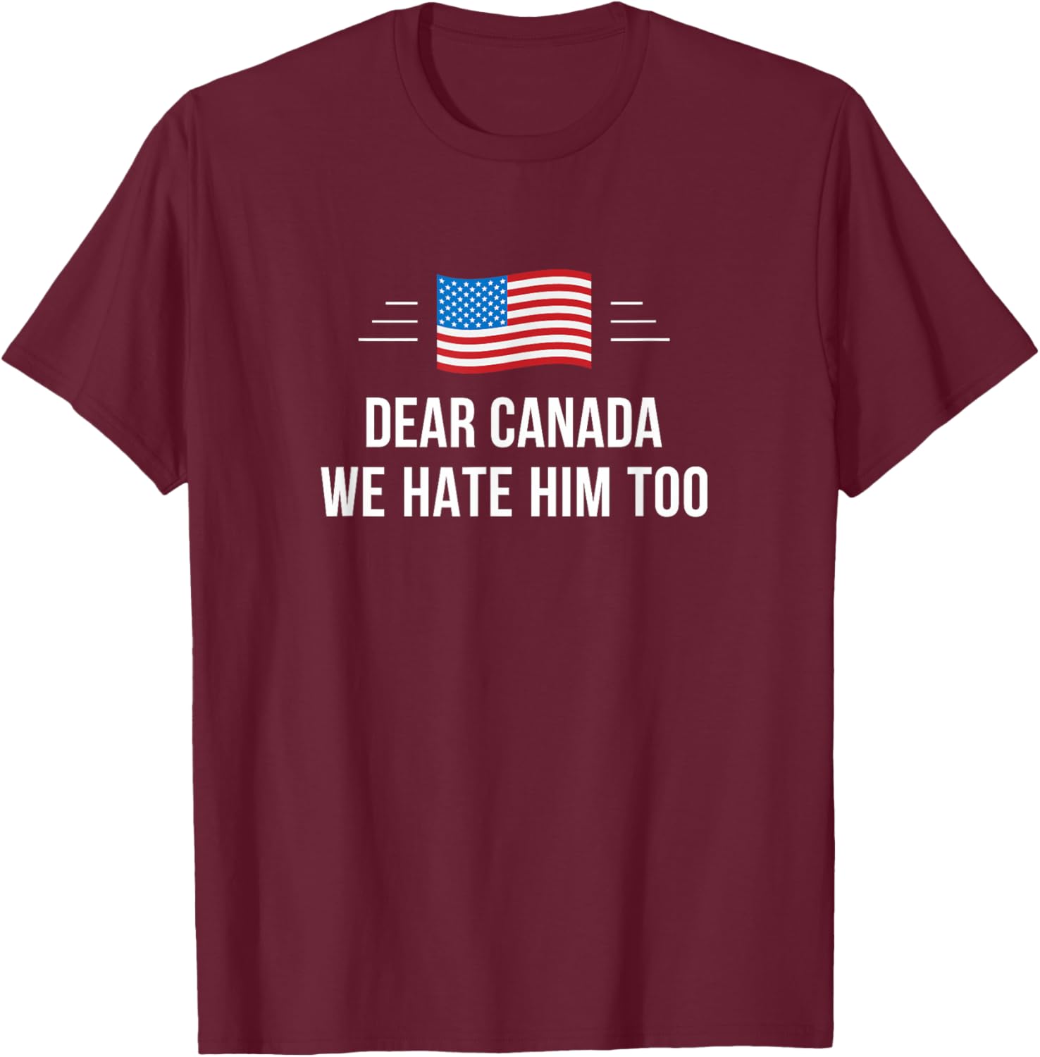 Dear Canada - We Hate Him Too - T-Shirt