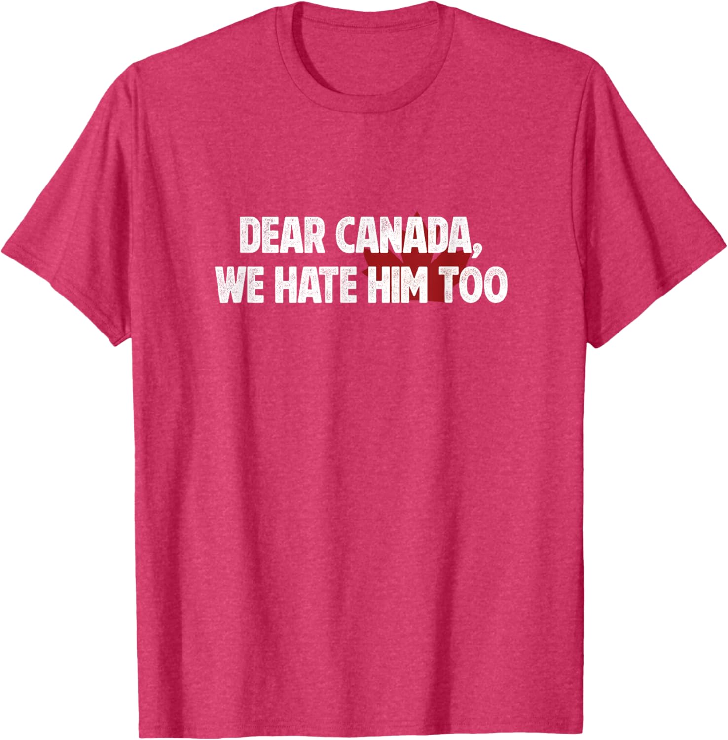 Dear Canada We Hate Him Too T-Shirt