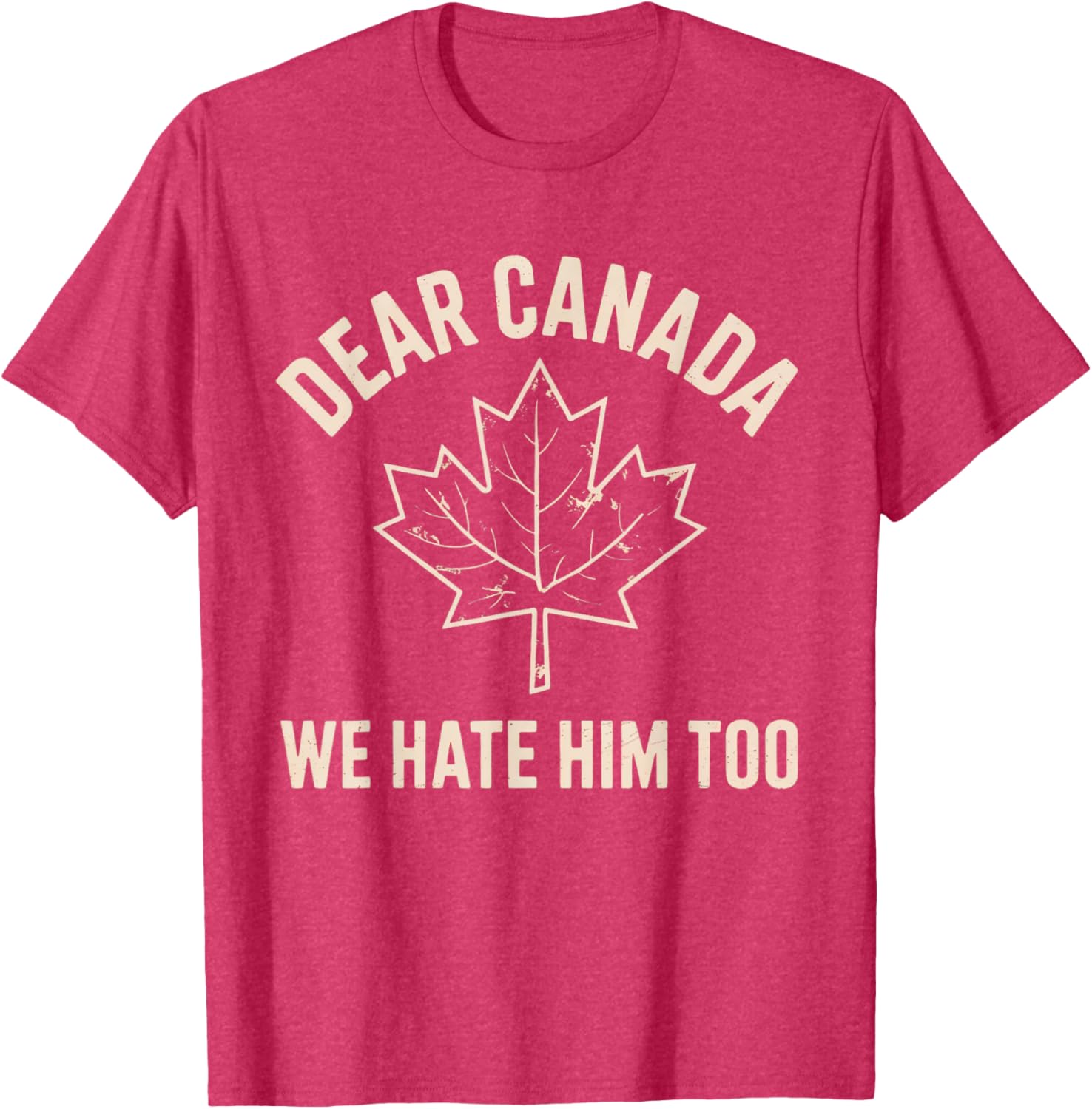 Dear Canada We Hate Him Too T-Shirt